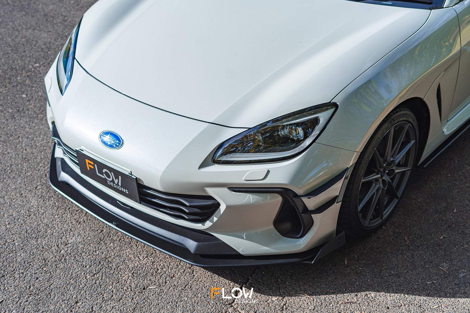 Flow Designs ZD8 BRZ Front Lip Splitter Winglets (Pair)