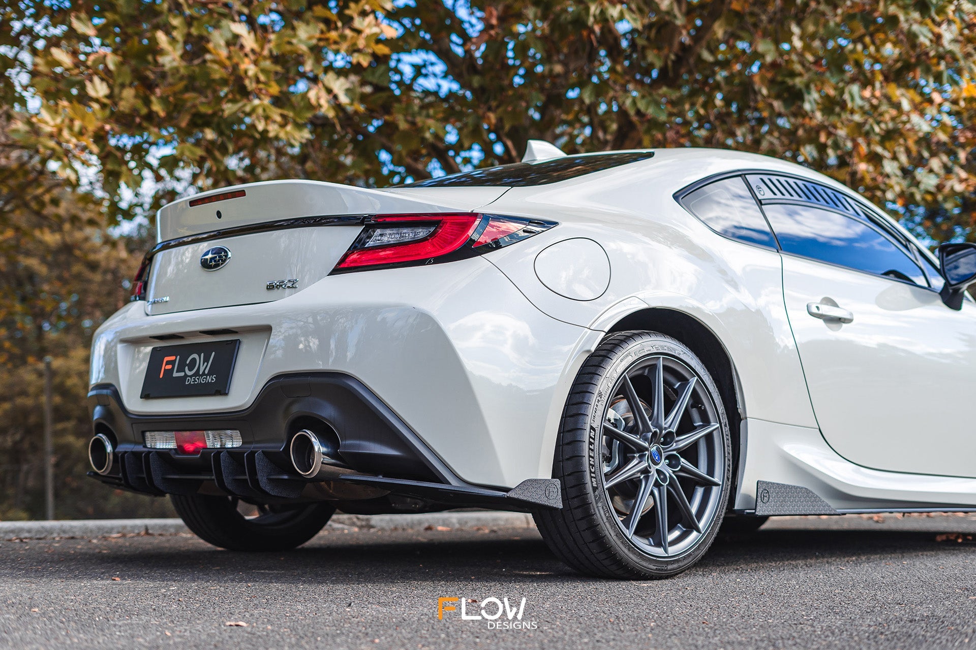 Flow Designs ZD8 BRZ Flow-Lock Rear Diffuser (GLOSS)