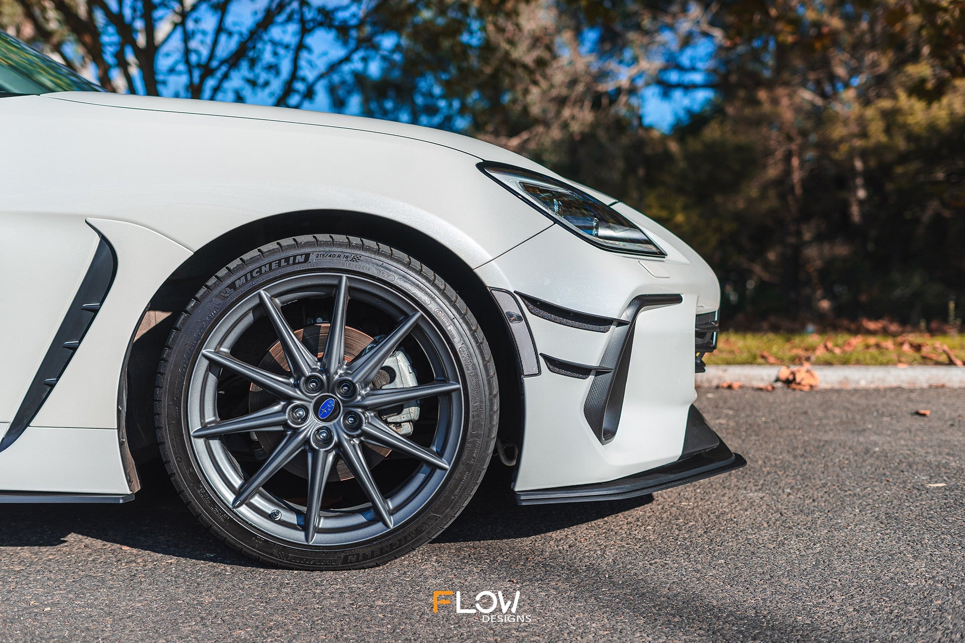 Flow Designs ZD8 BRZ Front Lip Splitter Extensions (Pair) - iilumolab