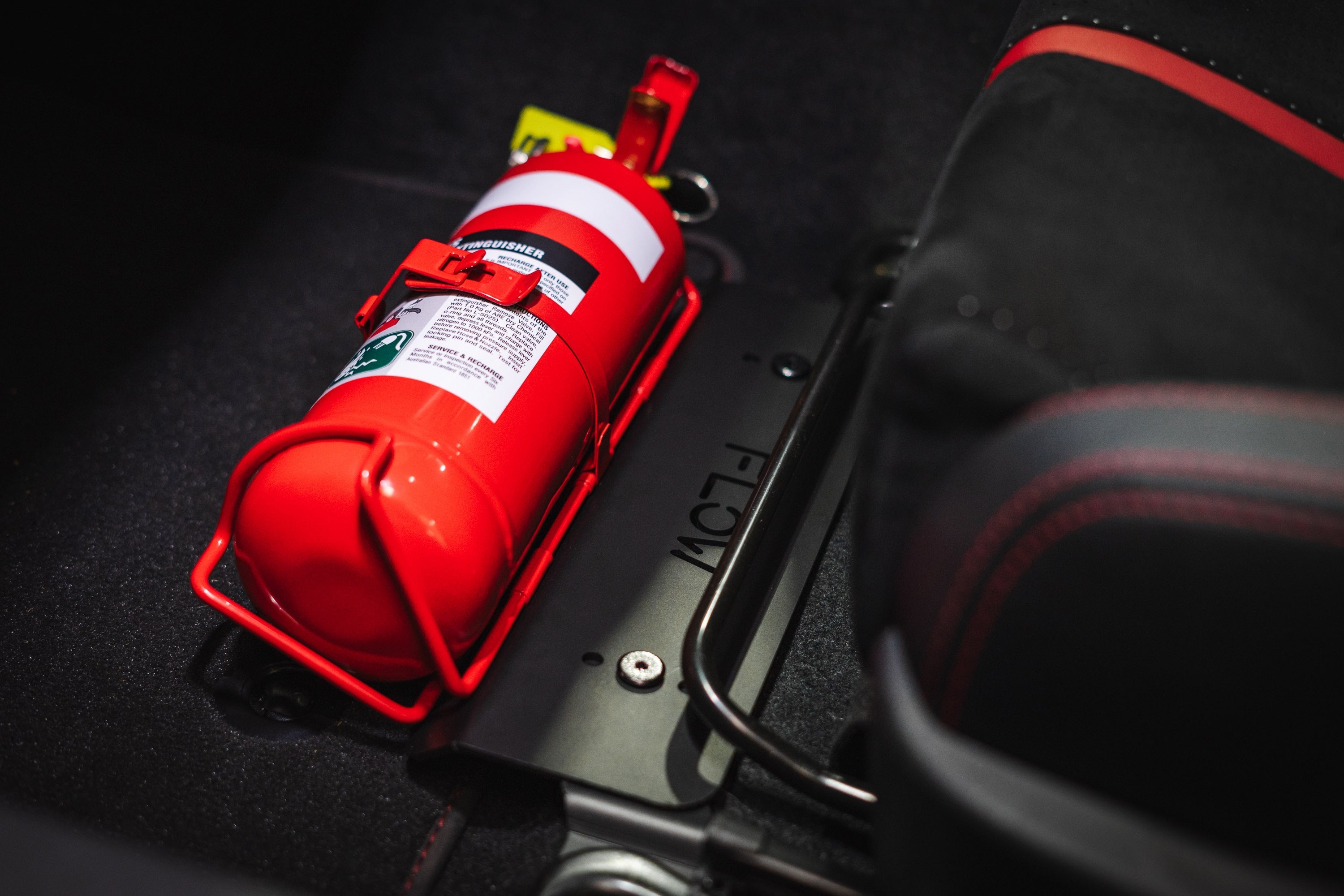 Flow Designs ZN8 GR86 Adjustable Fire Extinguisher Bracket/Mount