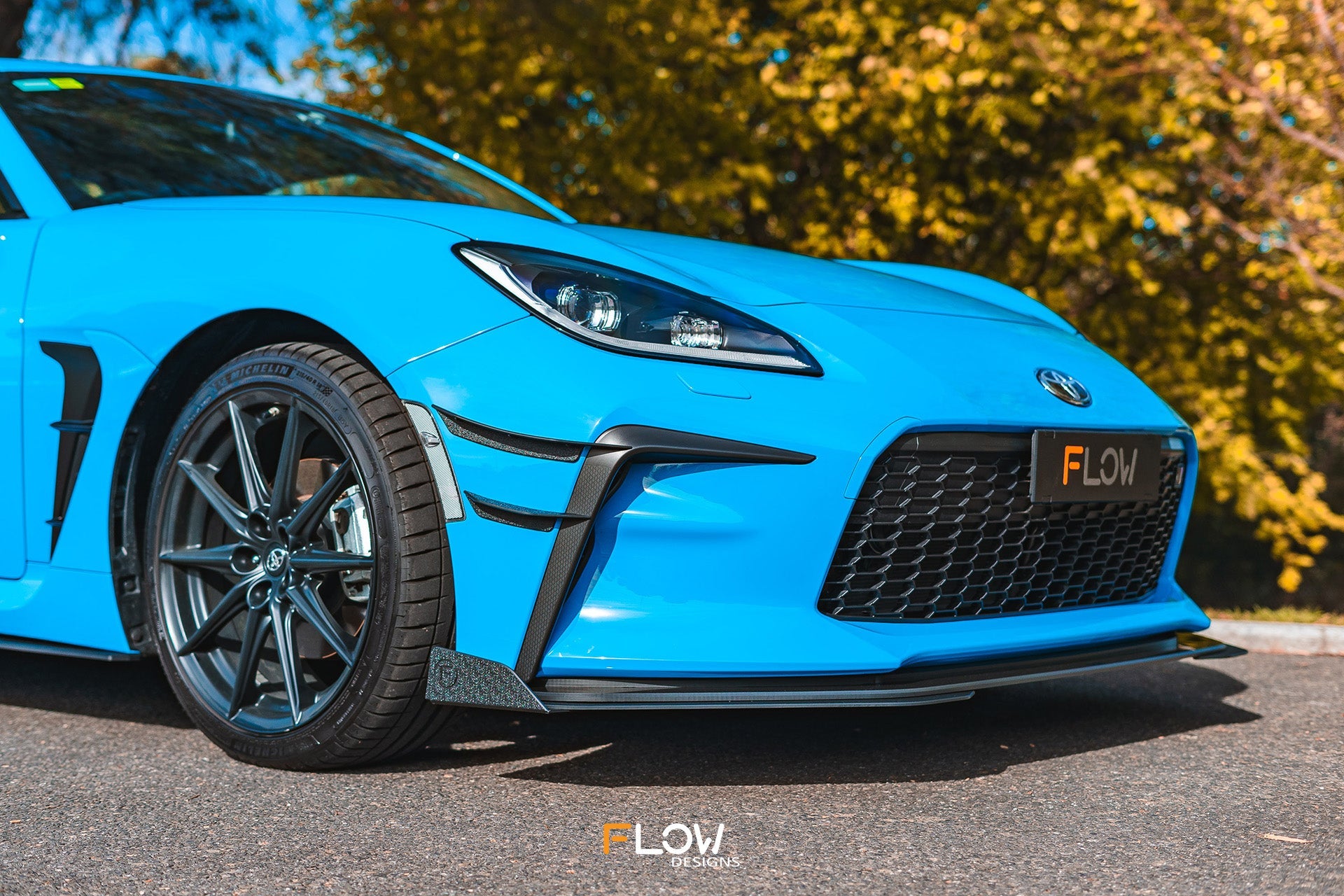 Flow Designs ZN8 GR86 Front Lip Splitter Winglets (Pair)