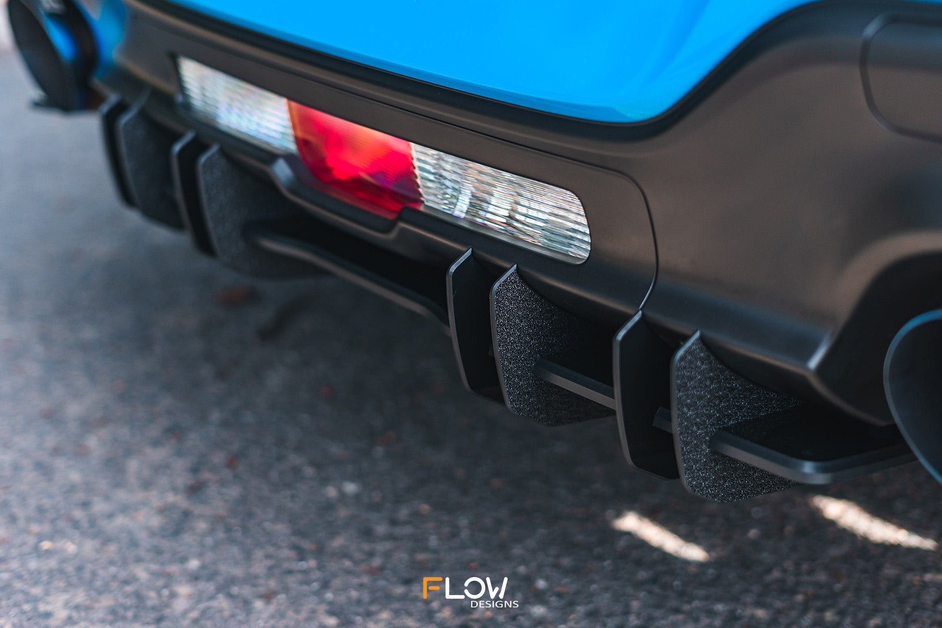 Flow Designs DEMO STOCK - Toyota ZN8 GR86 / Subaru ZD8 BRZ Flow-Lock Rear Diffuser (GLOSS) - iilumolab