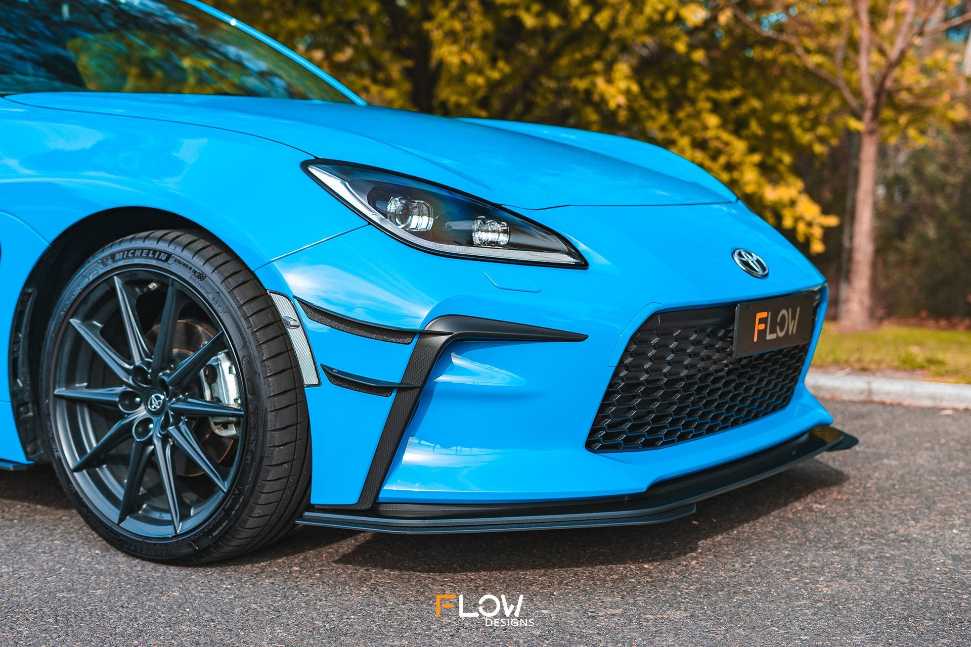 Flow Designs ZN8 GR86 Front Lip Splitter Extensions (Pair) - iilumolab
