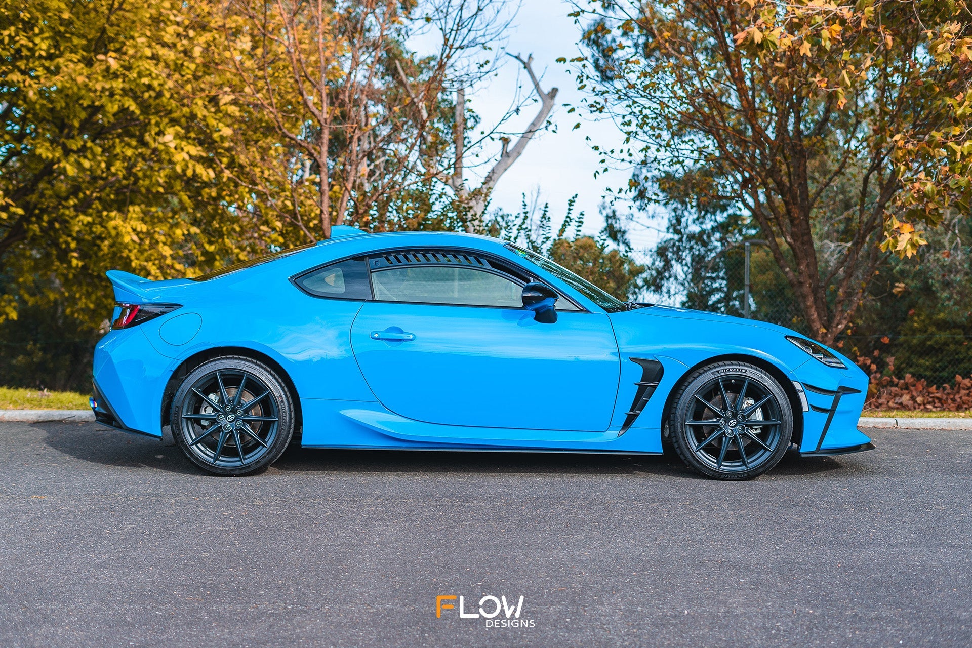 Flow Designs ZN8 GR86 Side Skirt Splitters (GLOSS: Pair) - iilumolab