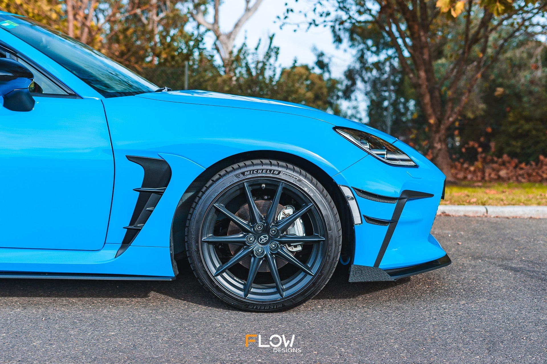 Flow Designs ZN8 GR86 Front Lip Splitter Winglets (Pair)