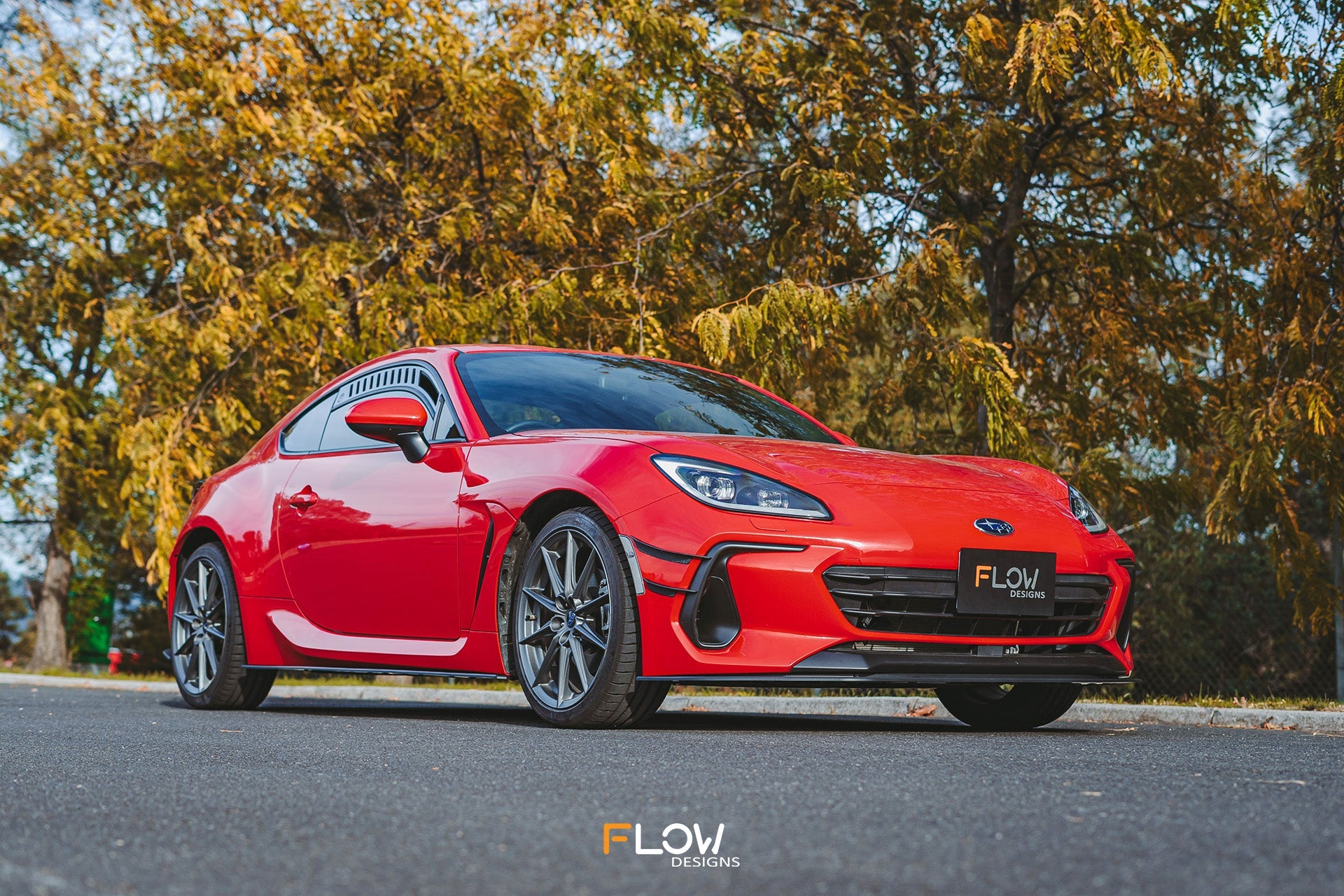 Flow Designs ZD8 BRZ Front Lip Splitter (TEXTURED) - iilumolab