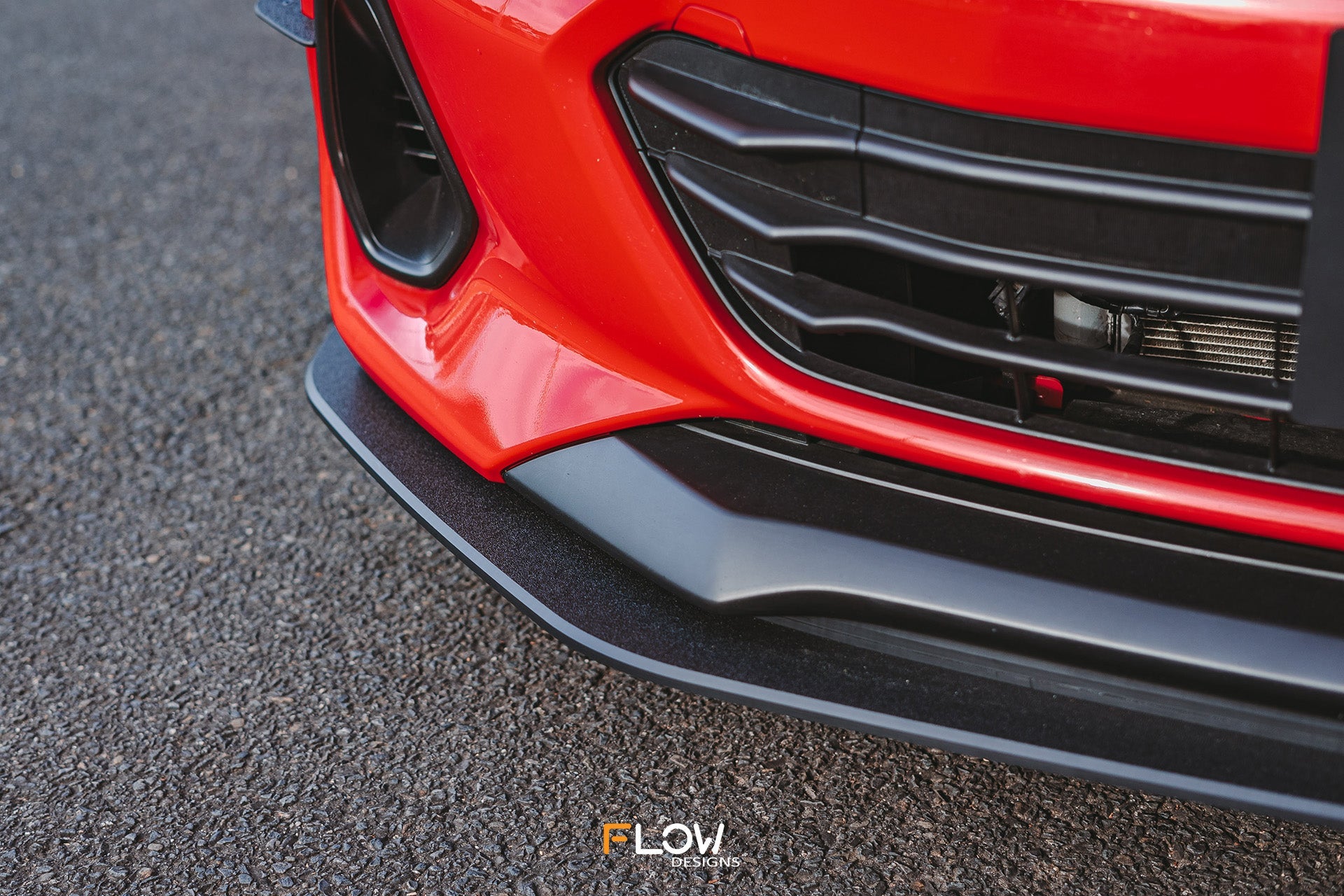 Flow Designs ZD8 BRZ Front Lip Splitter (TEXTURED) - iilumolab