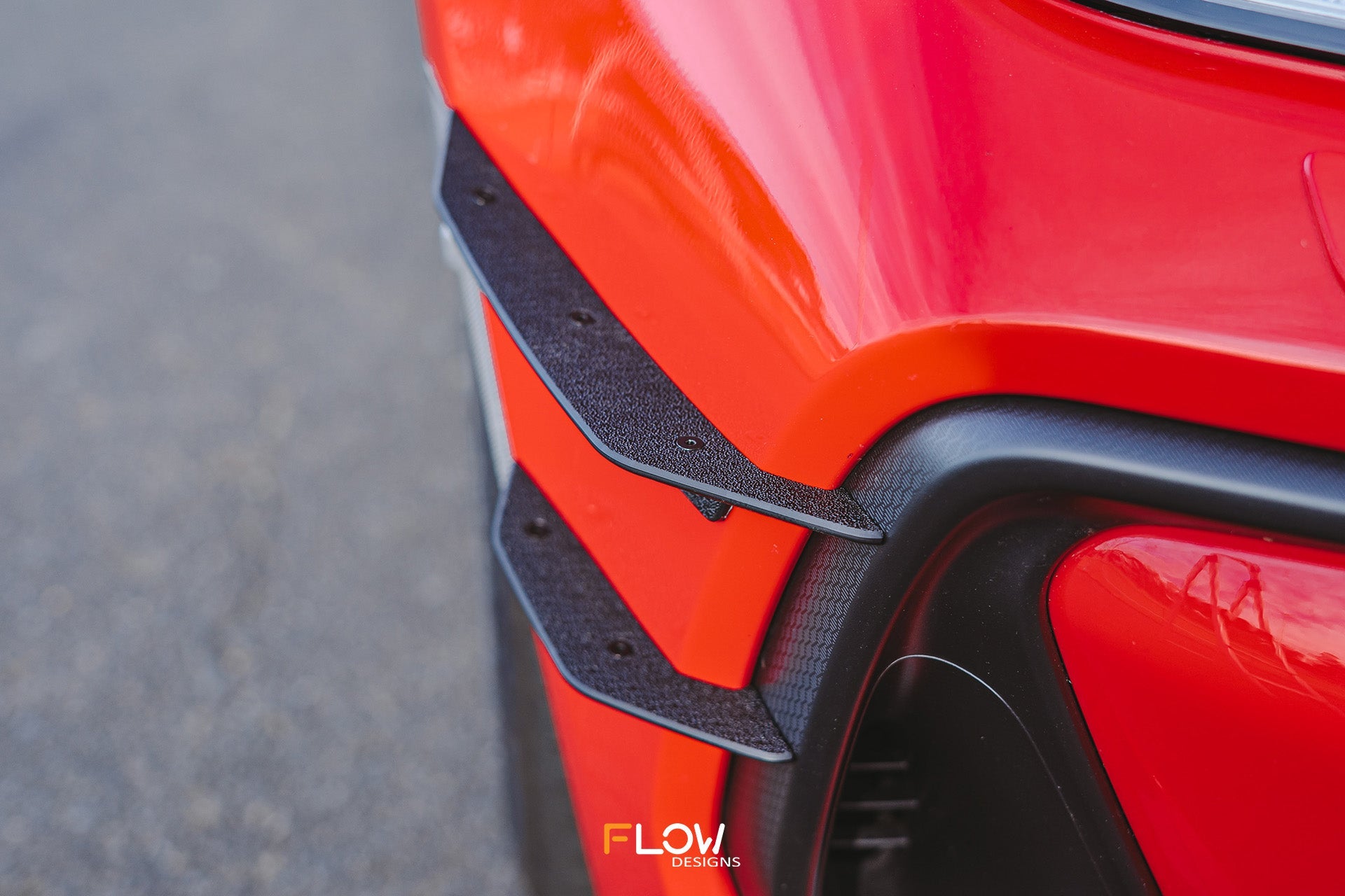 Flow Designs ZD8 BRZ Front Bumper Canards - iilumolab