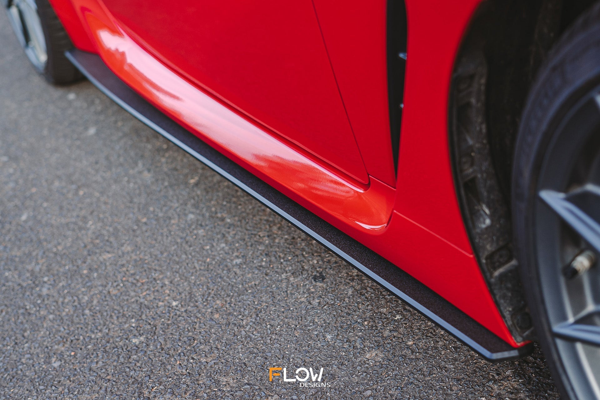 Flow Designs ZD8 BRZ Side Skirt Splitters (TEXTURED: Pair) - iilumolab