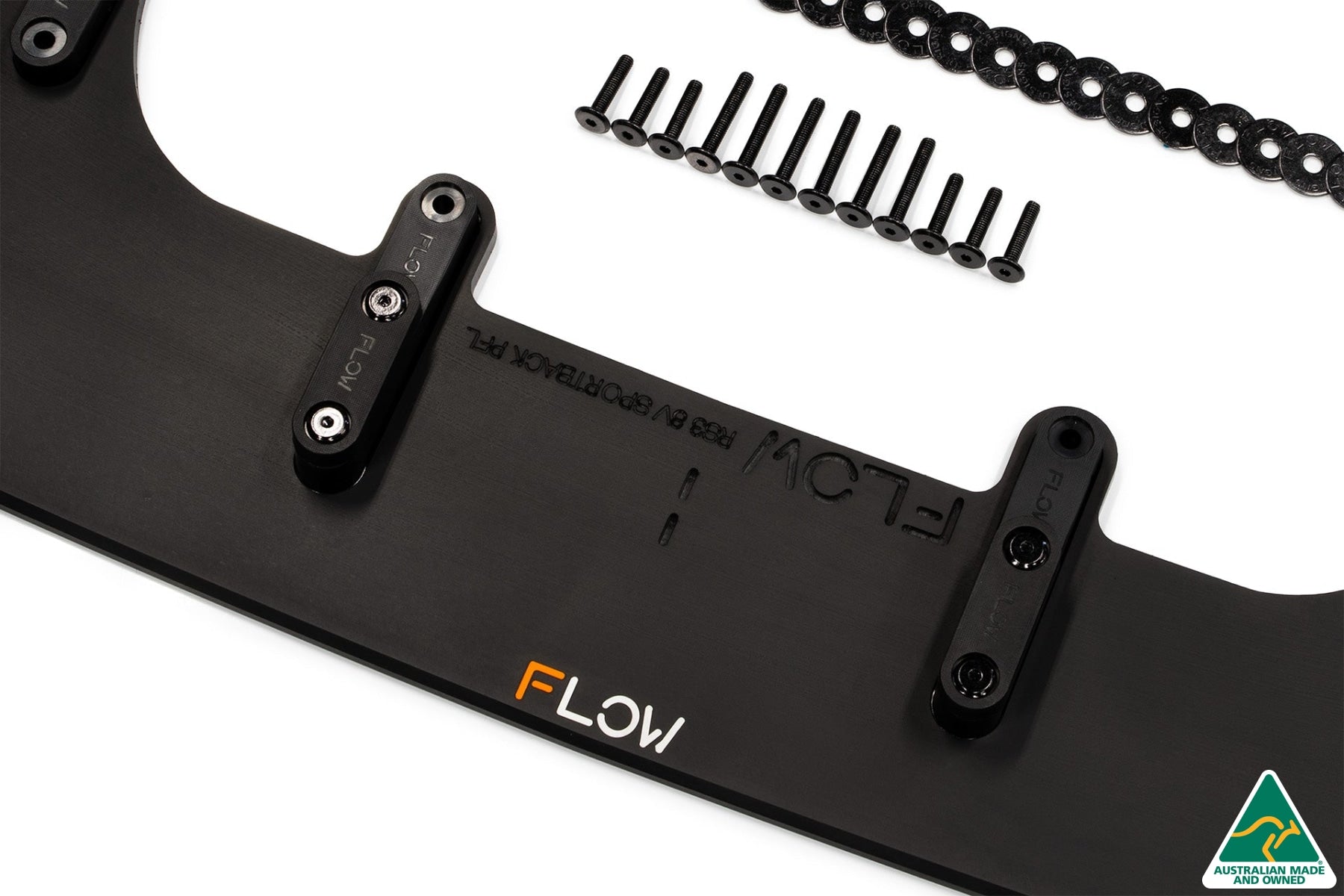 Flow Designs RS3 8V Sportback (Pre-Facelift) Front Lip Splitter V3 - iilumolab