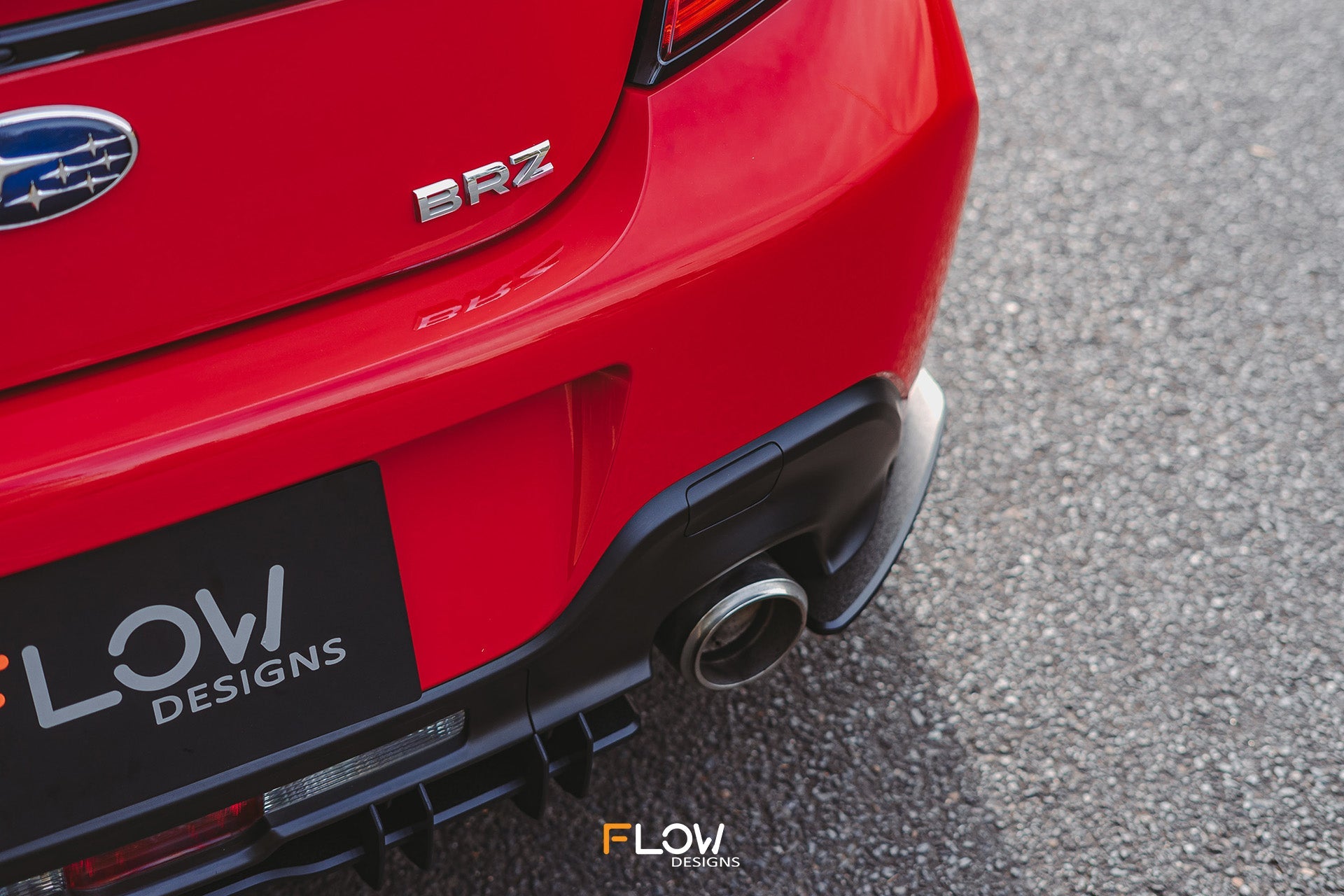 Flow Designs ZD8 BRZ Rear Spats (TEXTURED; Pair) - iilumolab