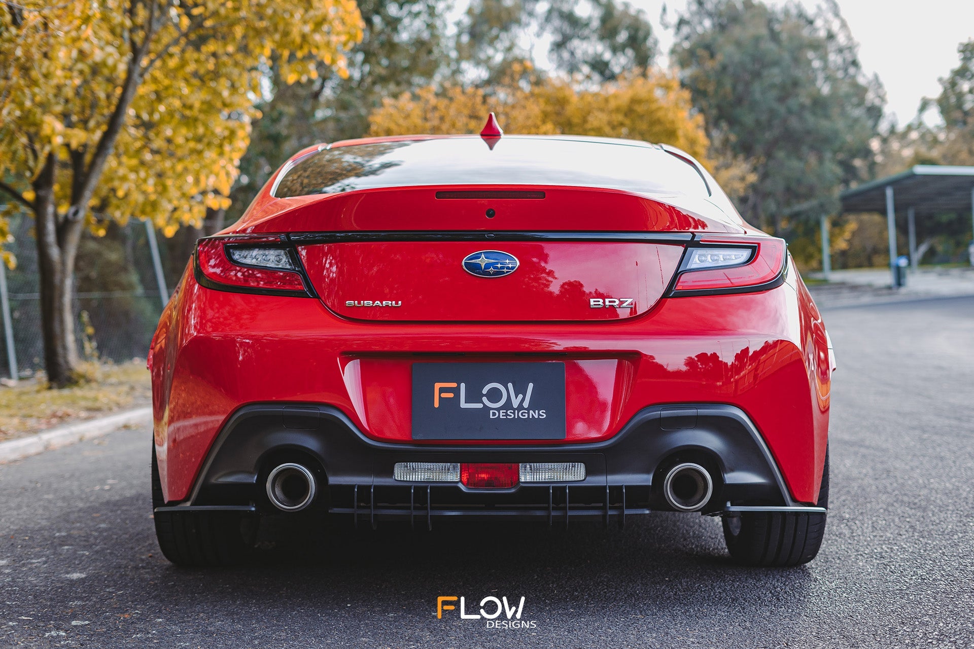 ZD8 BRZ Flow-Lock Rear Diffuser (TEXTURED) - iilumolab
