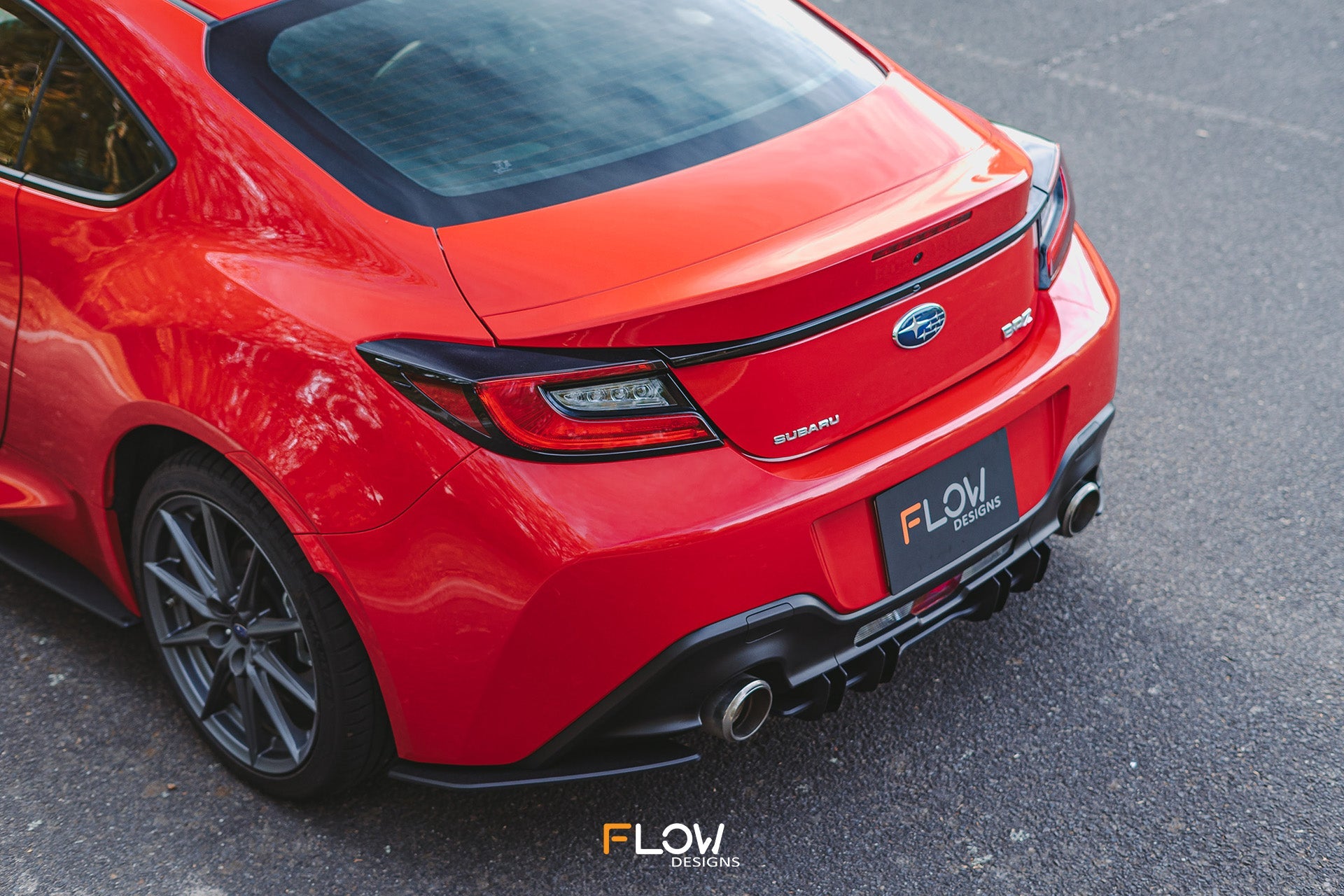 ZD8 BRZ Flow-Lock Rear Diffuser (TEXTURED) - iilumolab