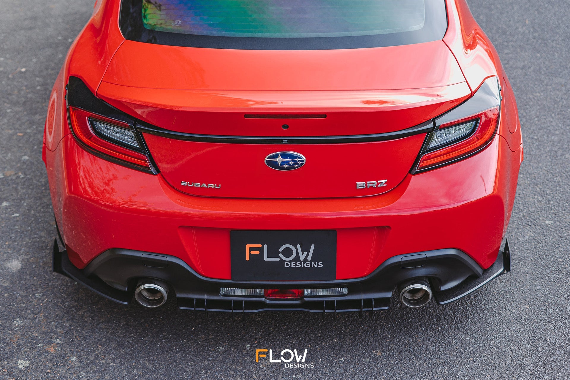 ZD8 BRZ Flow-Lock Rear Diffuser (TEXTURED) - iilumolab