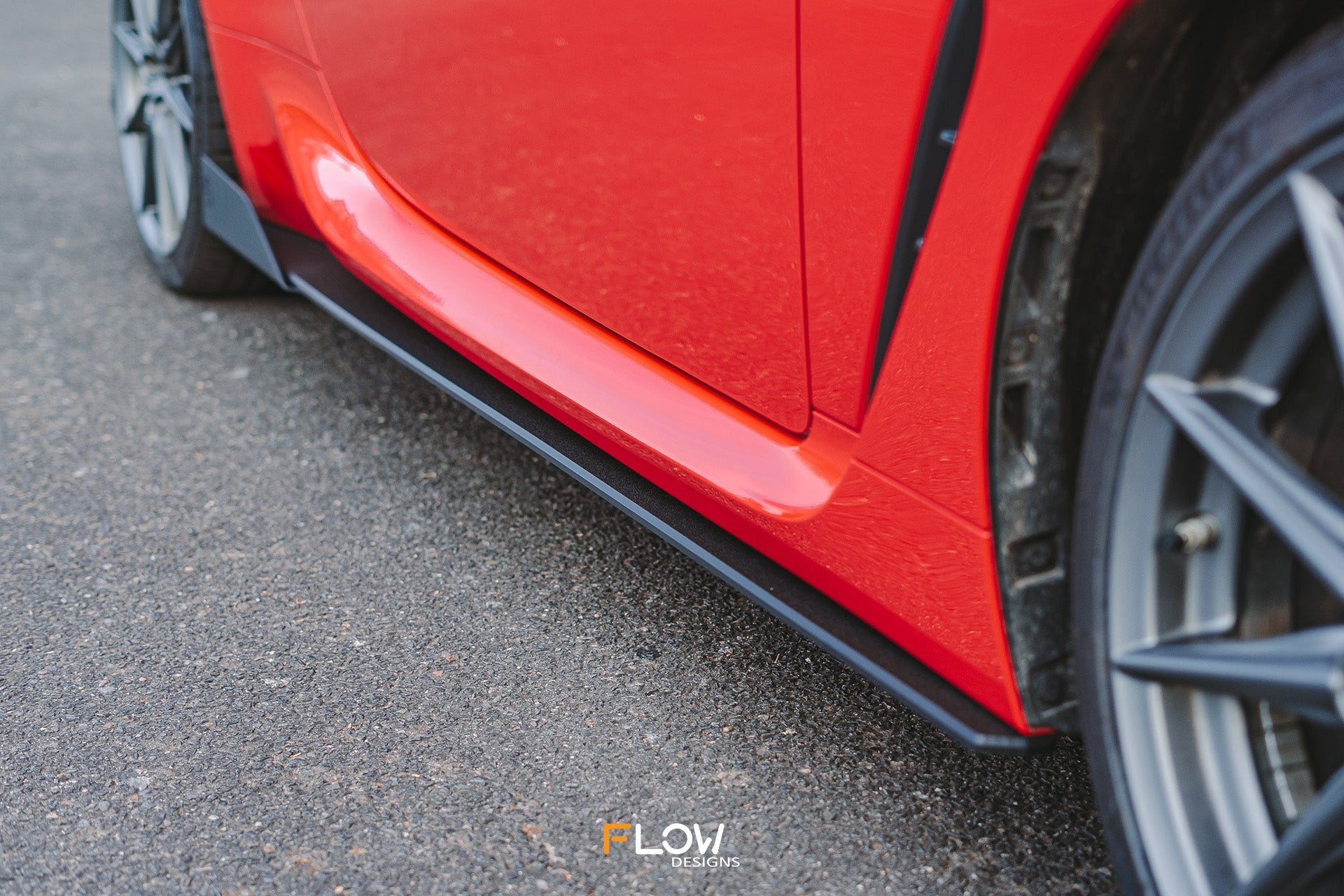 Flow Designs ZD8 BRZ Side Skirt Splitters (TEXTURED: Pair) - iilumolab