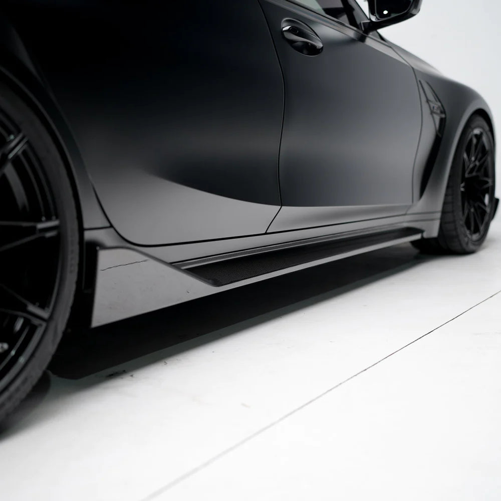 M-Performance Style Side Skirts Pre Pregged Dry Carbon For BMW M3 G80 G81 20+