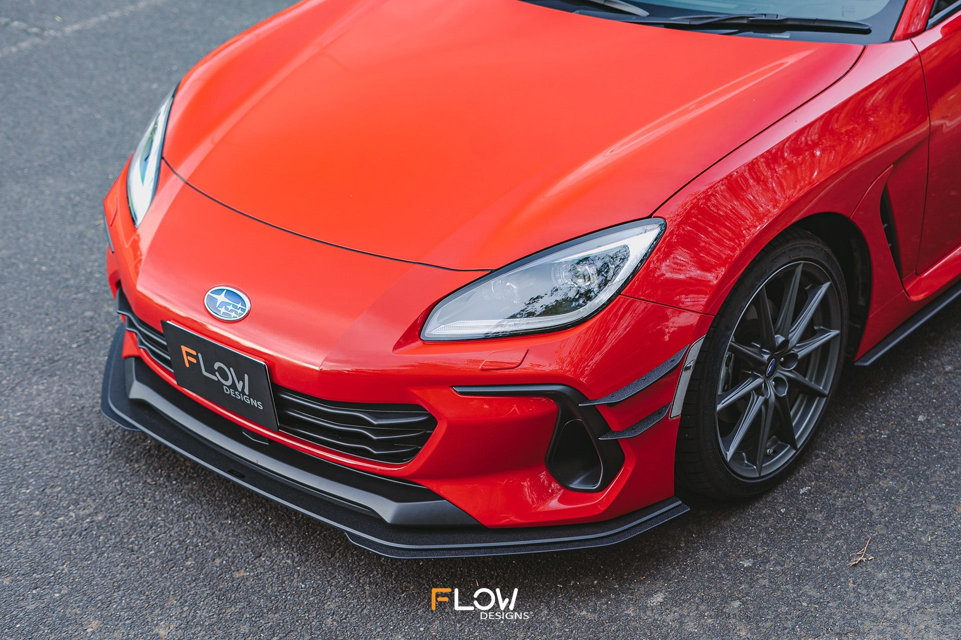 Flow Designs ZD8 BRZ Front Lip Splitter Extensions (Pair) - iilumolab