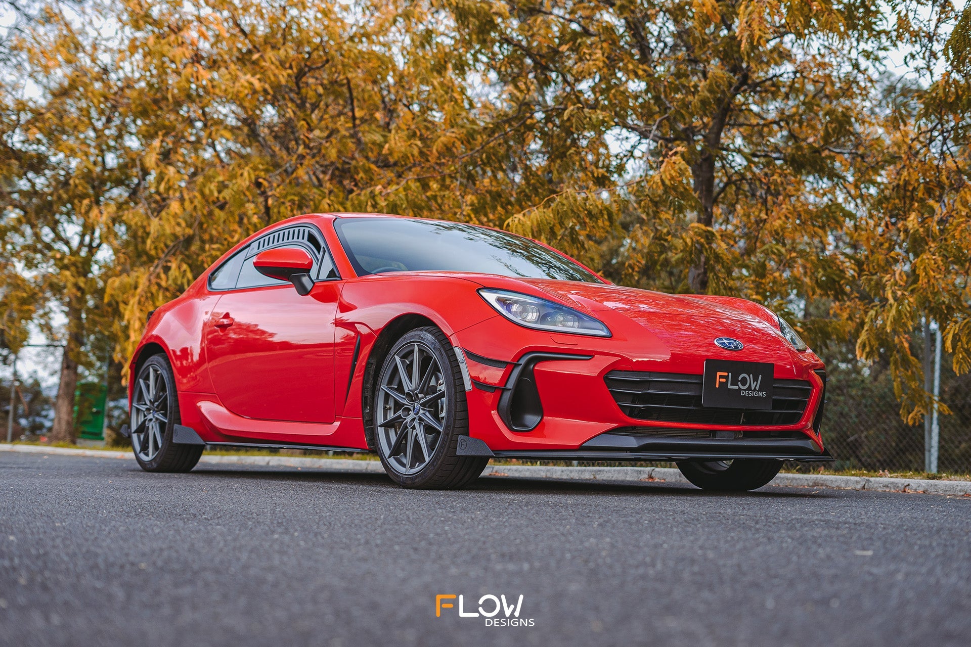 Flow Designs ZD8 BRZ Front Lip Splitter Winglets (Pair)