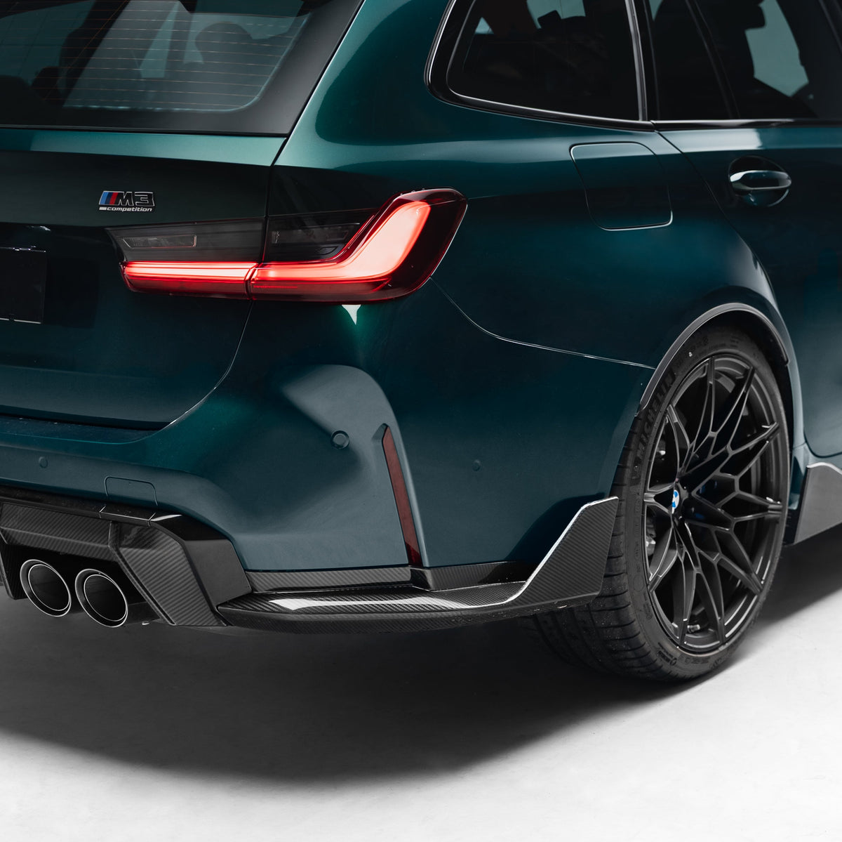 M Performance Style Pre Pregged Dry Carbon Rear Winglets for BMW M3 G80 G81 2020+
