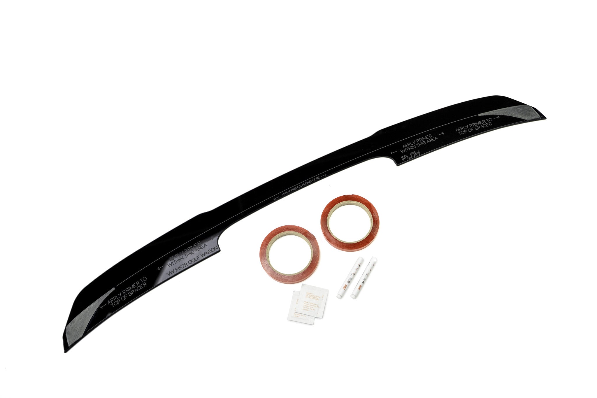 Flow Designs MK7 Golf R Wagon Rear Spoiler Extension - iilumolab