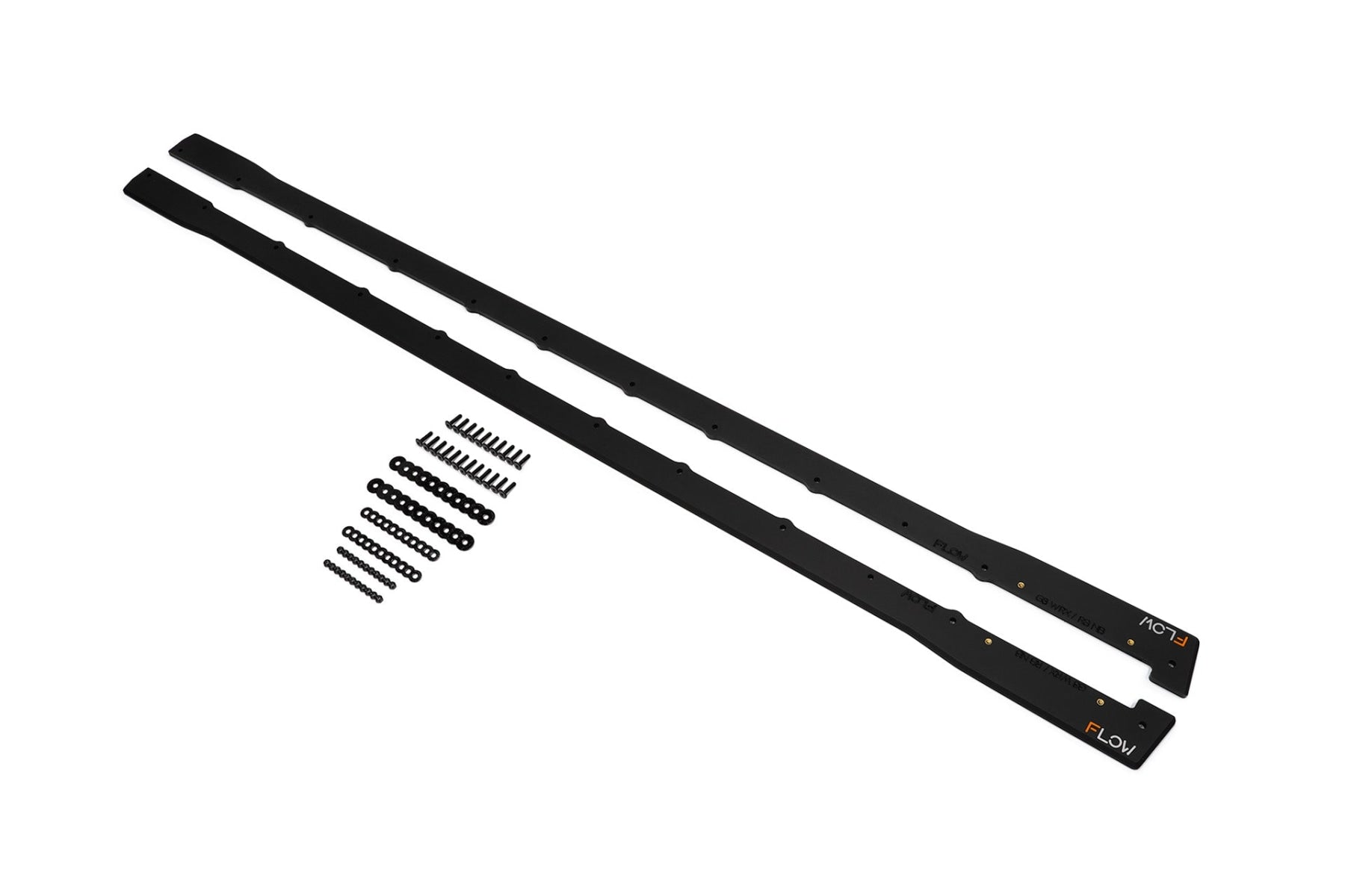 Flow Designs Impreza WRX/RS G3 Hatch PFL Side Skirt Splitters (Pair) - iilumolab