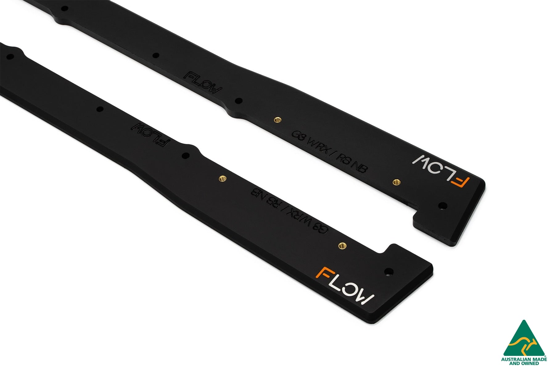 Flow Designs Impreza WRX/RS G3 Hatch PFL Side Skirt Splitters (Pair) - iilumolab