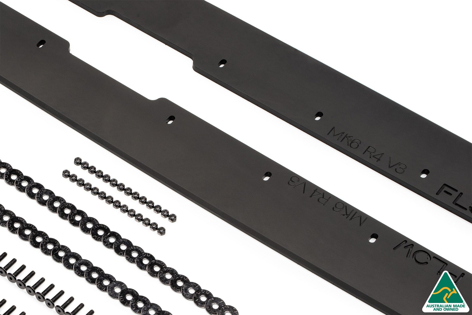 Flow Designs MK6 Golf R Side Skirt Splitters V3 (Pair) - iilumolab