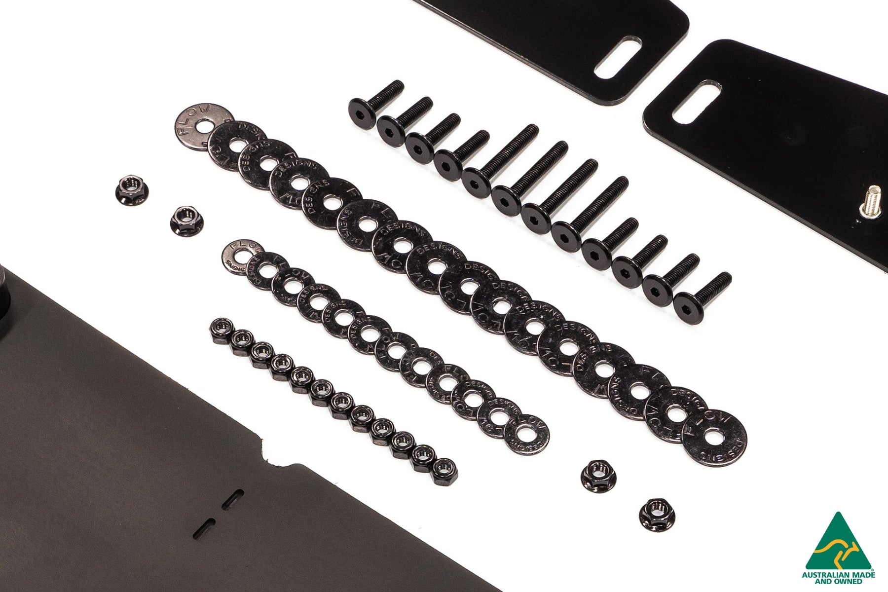 Flow Designs CN7 i30N Sedan 2021-2023 Front Lip Splitter & Mounting Brackets (Pair) - iilumolab