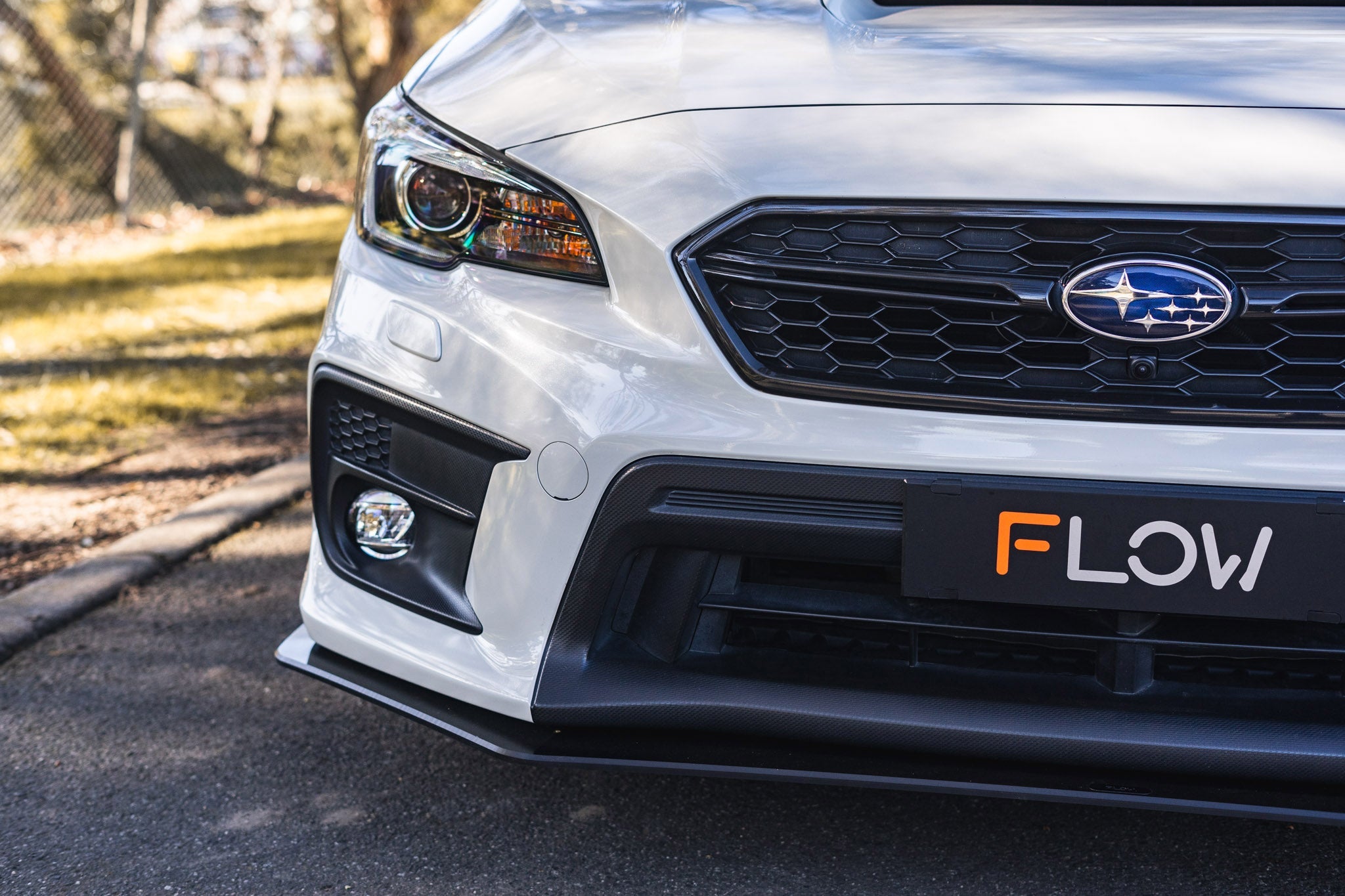 Flow Designs VA WRX & STI Front Lip Splitter - iilumolab