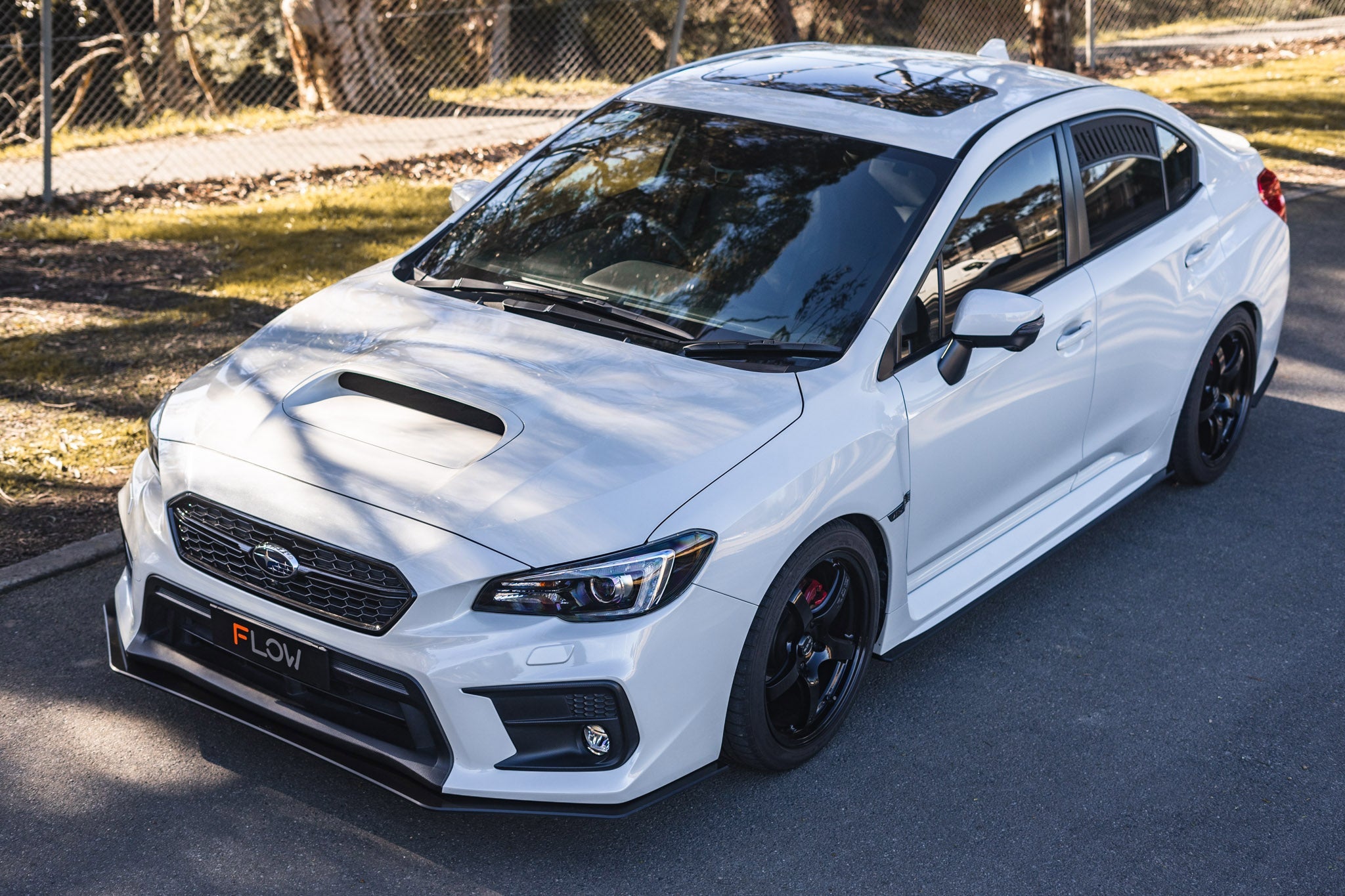 Flow Designs VA WRX & STI Front Lip Splitter - iilumolab
