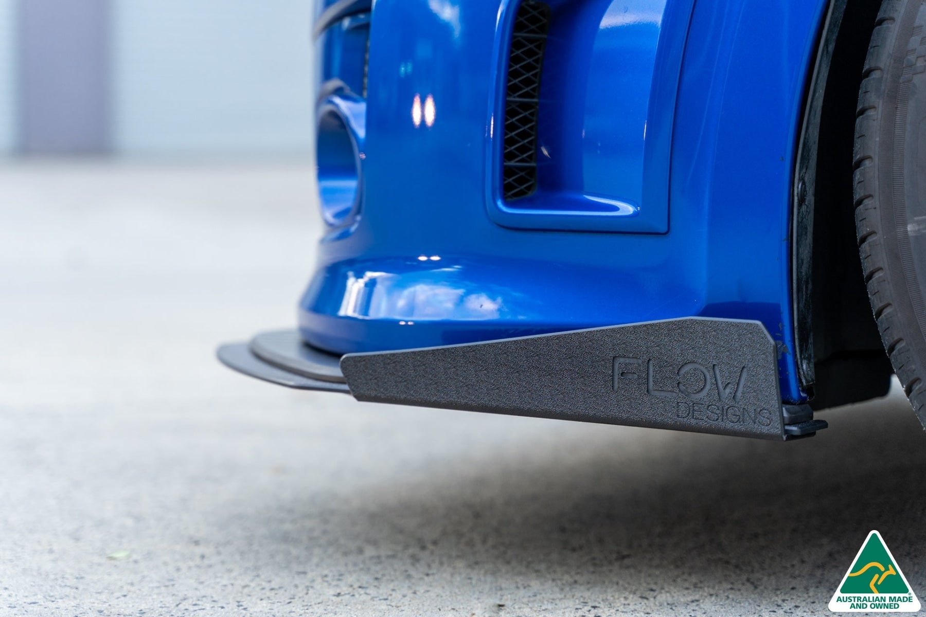 Flow Designs Impreza WRX / STI G3 Hatch (FL) Front Lip Splitter - iilumolab
