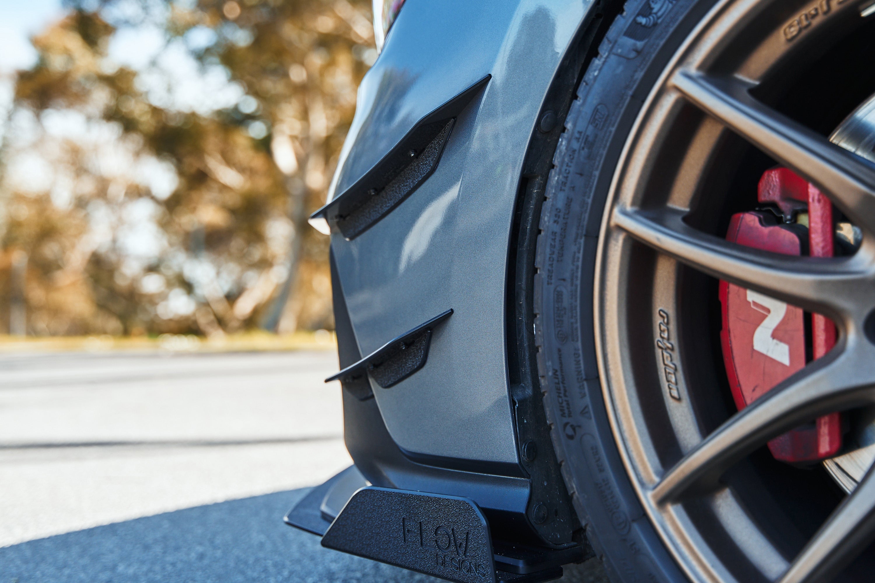 Flow Designs i30 N PD (PFL) Front Bumper Canards - iilumolab
