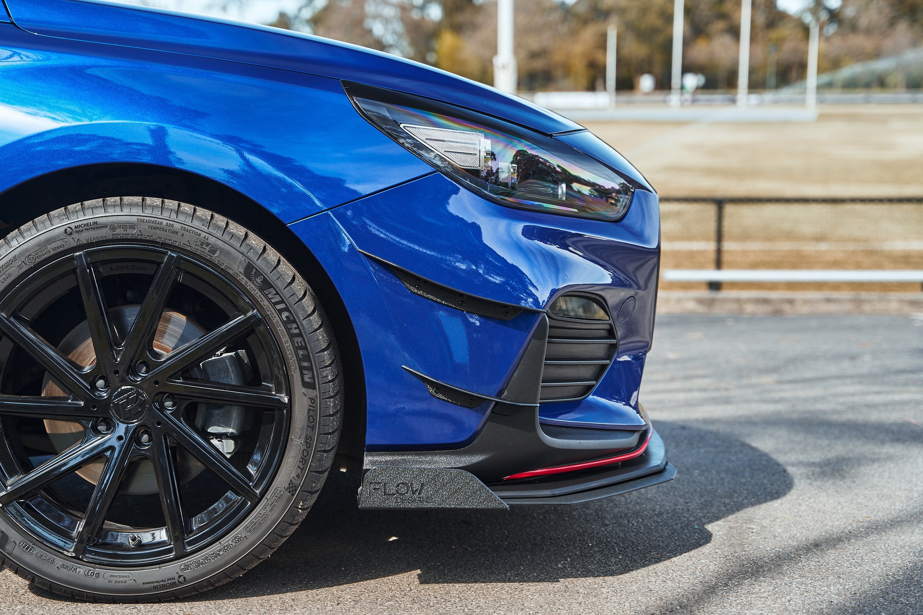 Flow Designs i30 N Line Front Bumper Canards - iilumolab