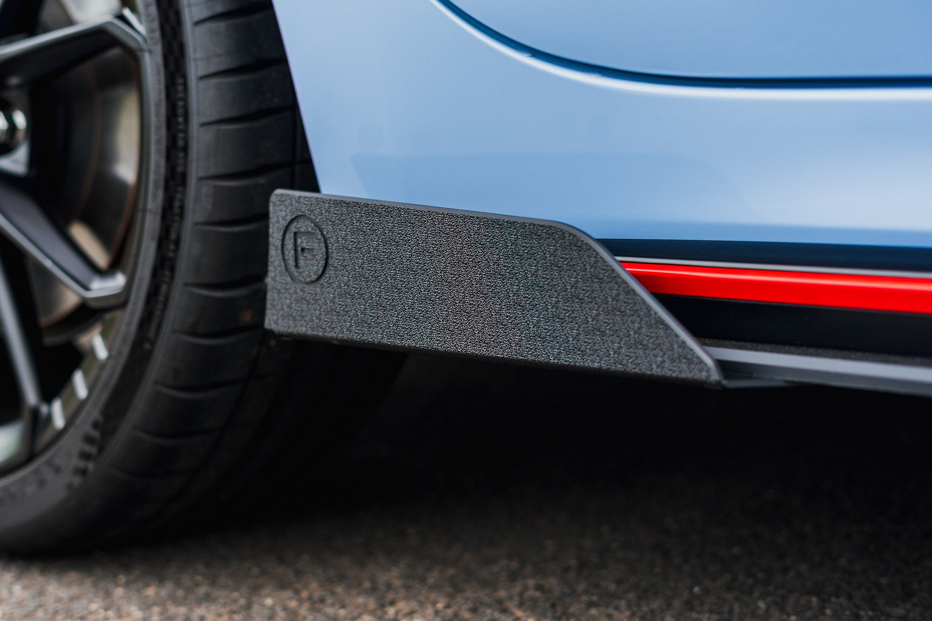 Flow Designs CN7 V2 Elantra N Sedan Facelift V2 - 2024 Side Skirt Splitter Winglets (Pair) - iilumolab