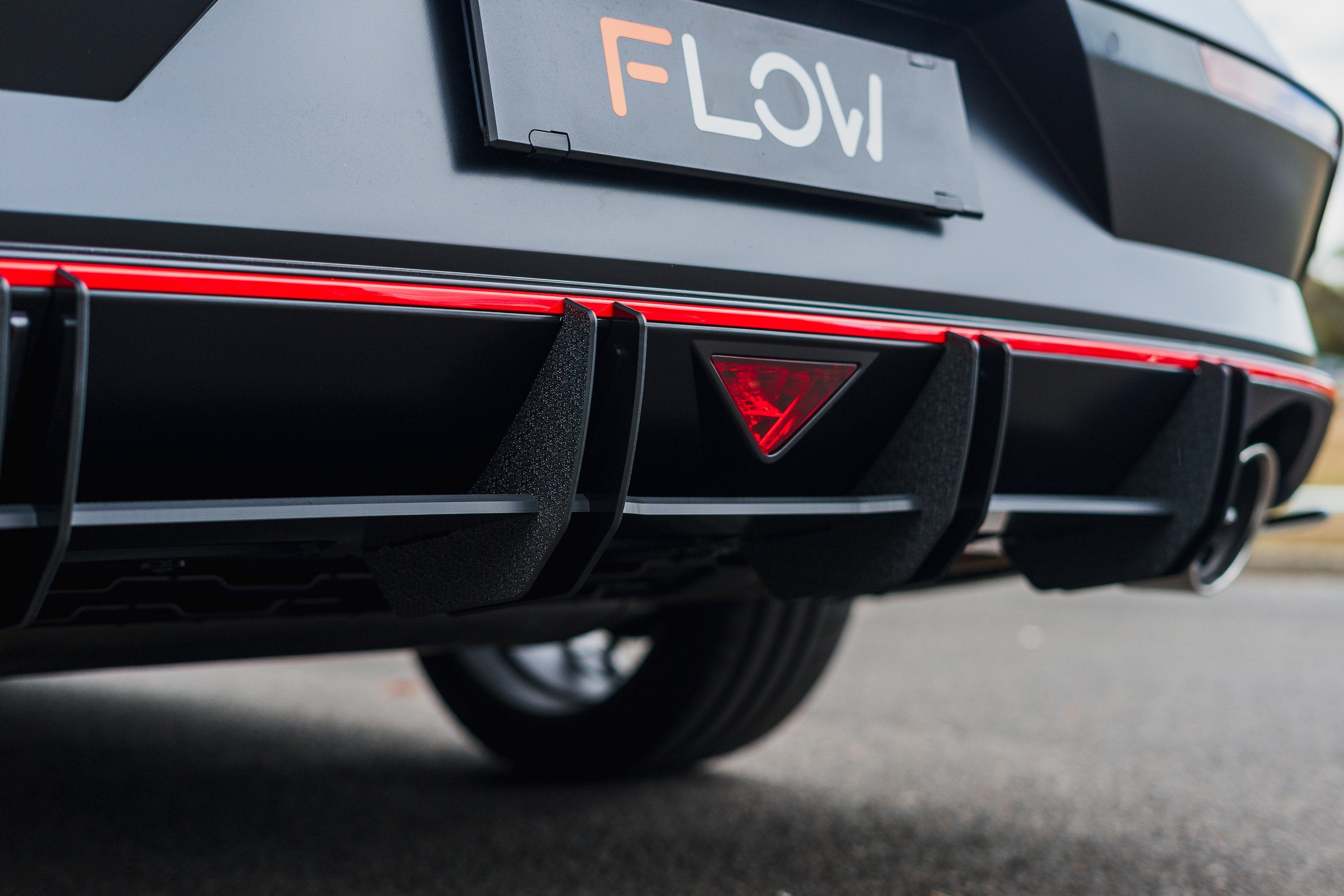 Flow Designs CN7 V2 Elantra N Sedan Facelift V2 - 2024+ Flow-Lock Rear Diffuser - iilumolab
