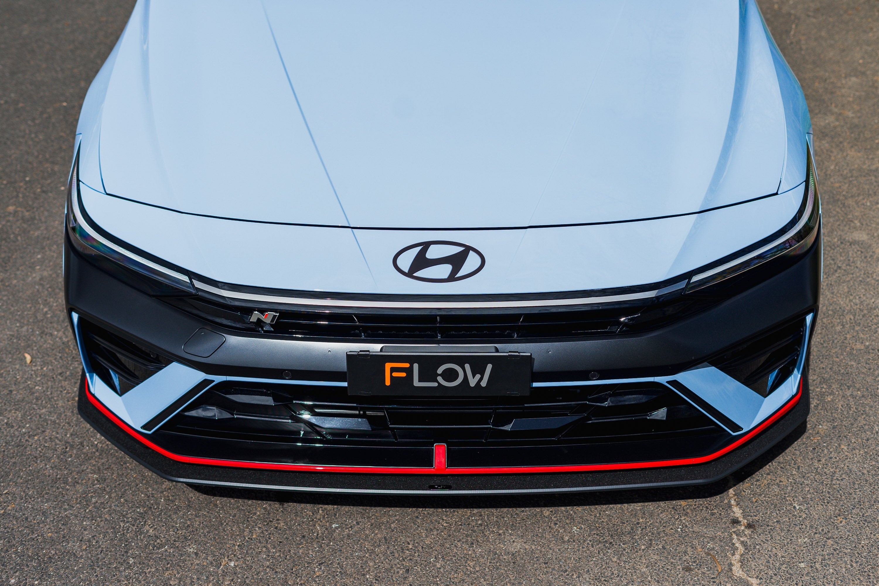 Flow Designs CN7 V2 Elantra N Sedan Facelift V2 - 2024+ Front Lip Splitter & Mounting Brackets (Pair) - iilumolab