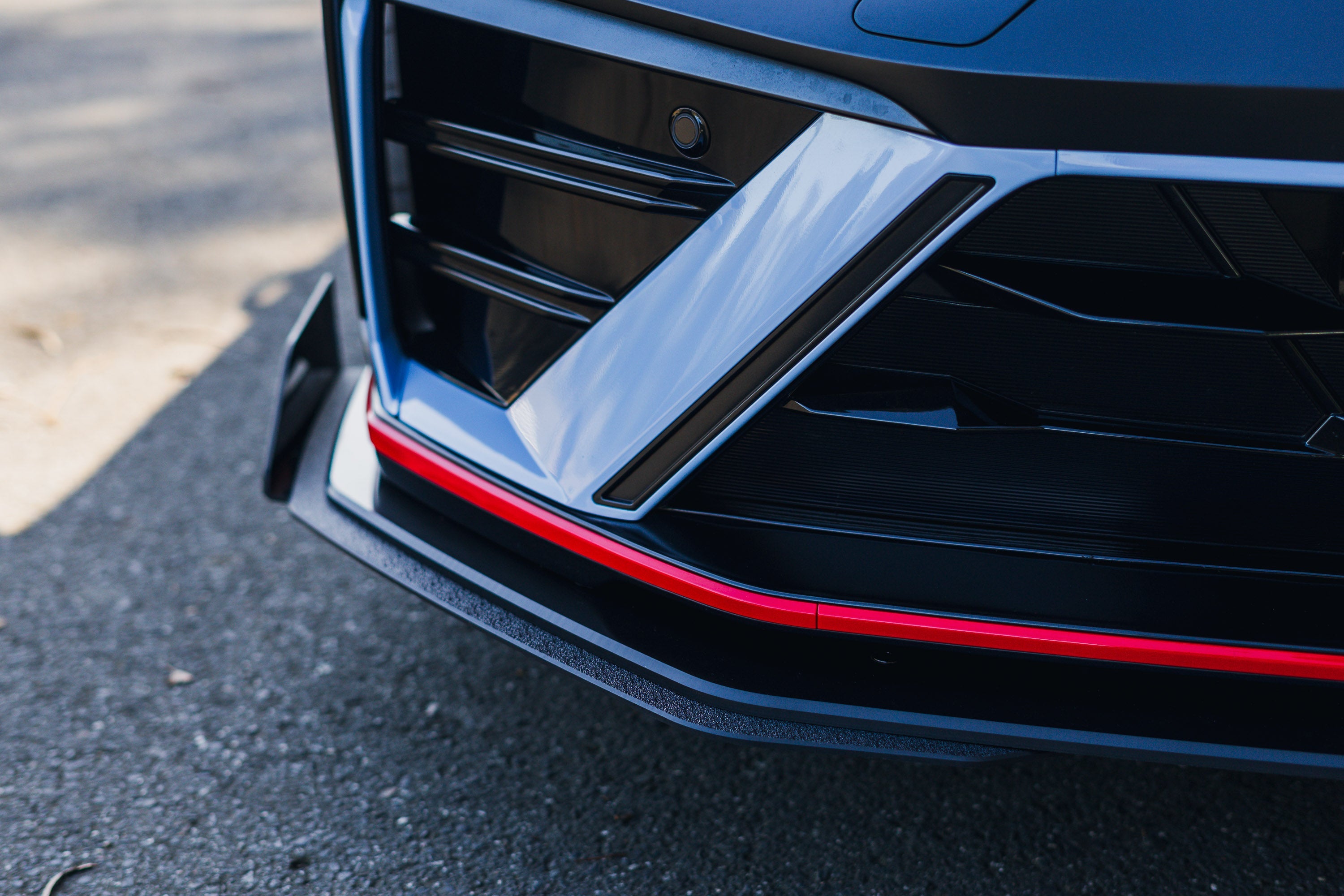 Flow Designs CN7 V2 Elantra N Sedan Facelift V2 - 2024+ Front Lip Splitter & Mounting Brackets (Pair) - iilumolab