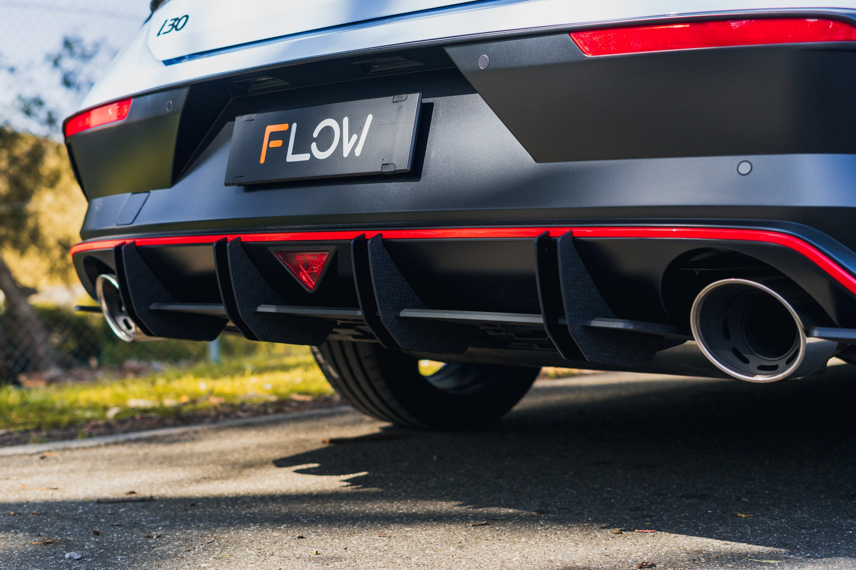 Flow Designs CN7 V2 Elantra N Sedan Facelift V2 - 2024+ Flow-Lock Rear Diffuser - iilumolab
