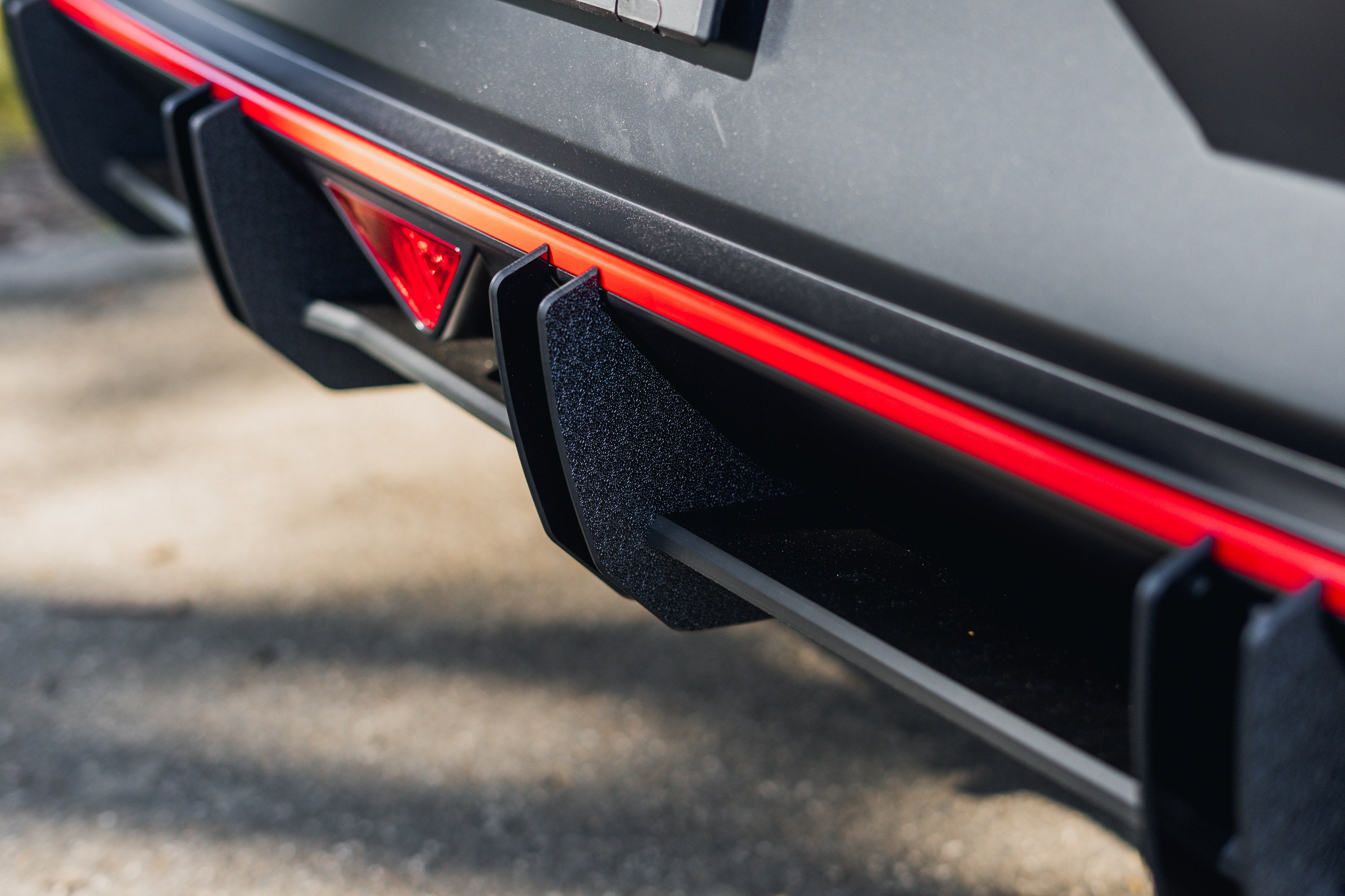Flow Designs CN7 V2 Elantra N Sedan Facelift V2 - 2024+ Flow-Lock Rear Diffuser - iilumolab