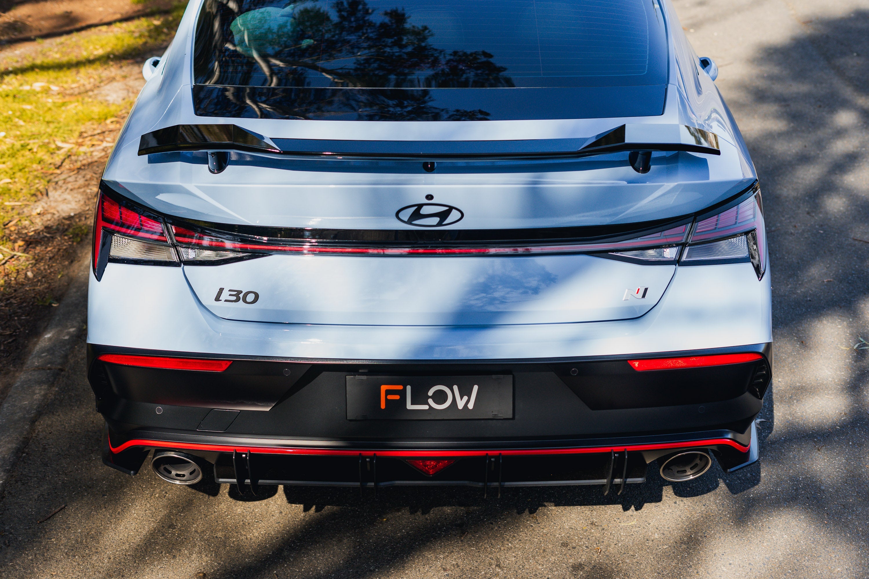 Flow Designs CN7 V2 Elantra N Sedan Facelift V2 - 2024+ Flow-Lock Rear Diffuser - iilumolab