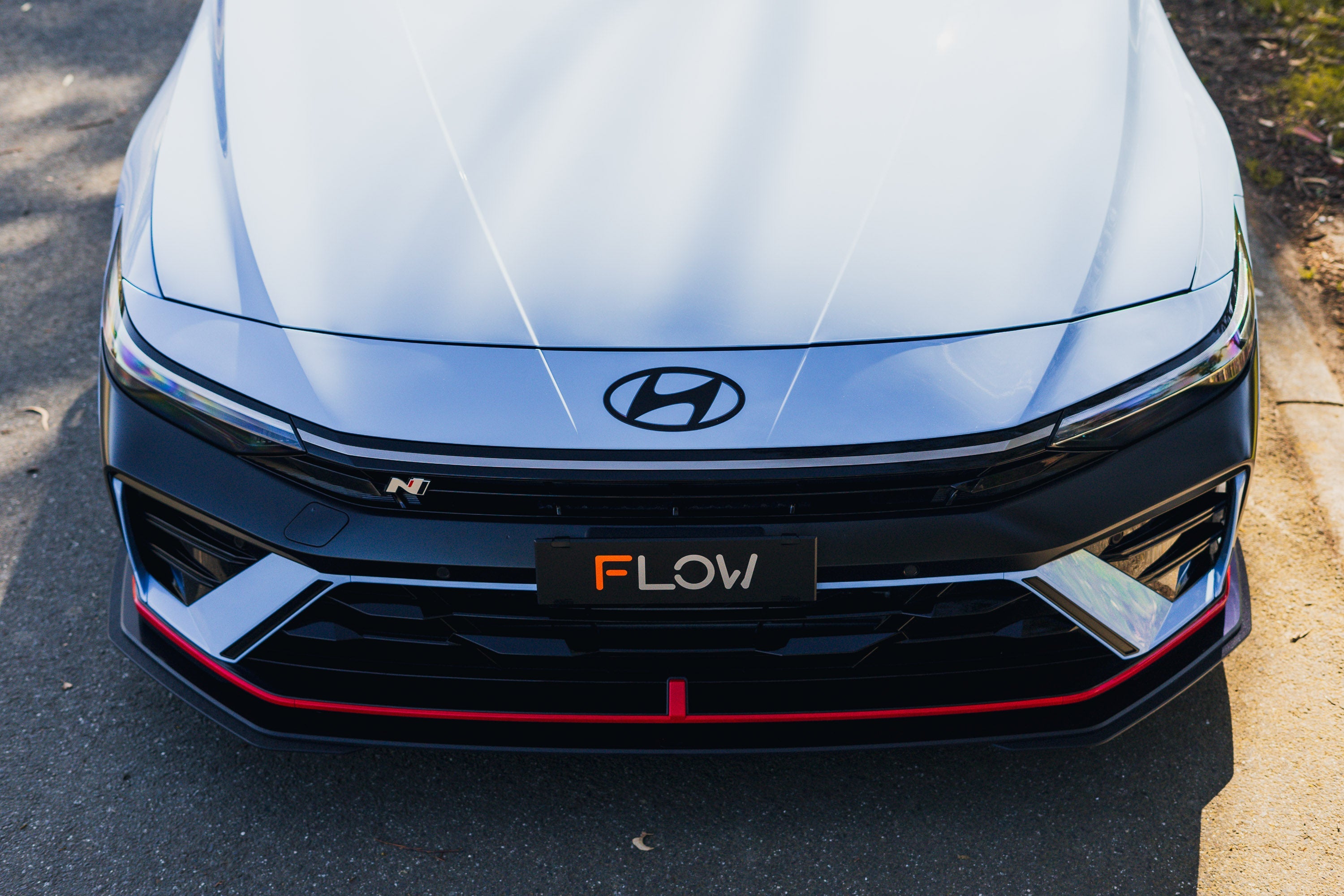 Flow Designs CN7 V2 Elantra N Sedan Facelift V2 - 2024+ Front Lip Splitter Extensions (Pair) - iilumolab