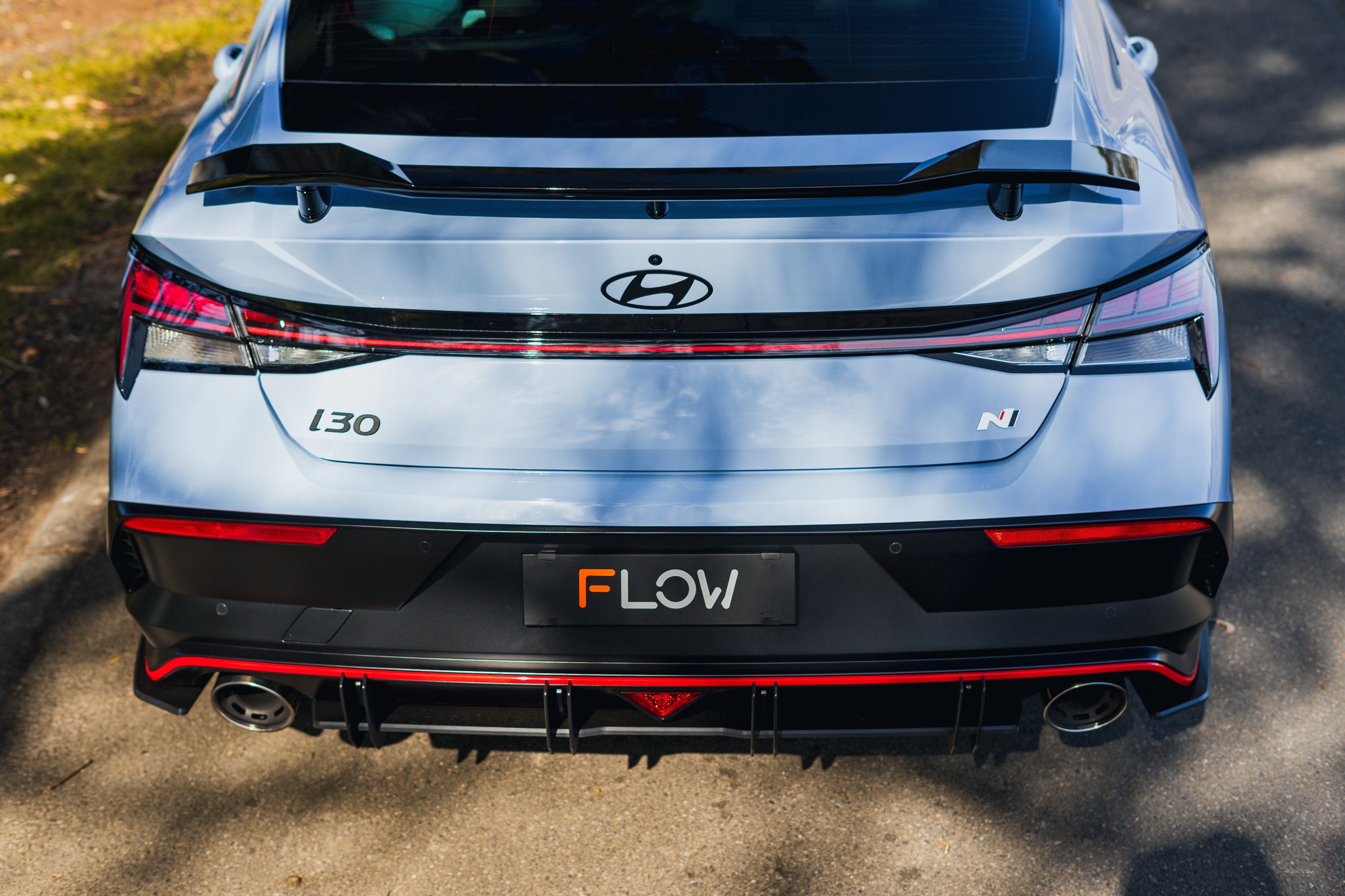 Flow Designs CN7 V2 Elantra N Sedan Facelift V2 - 2024 Rear Spats (Pair) - iilumolab