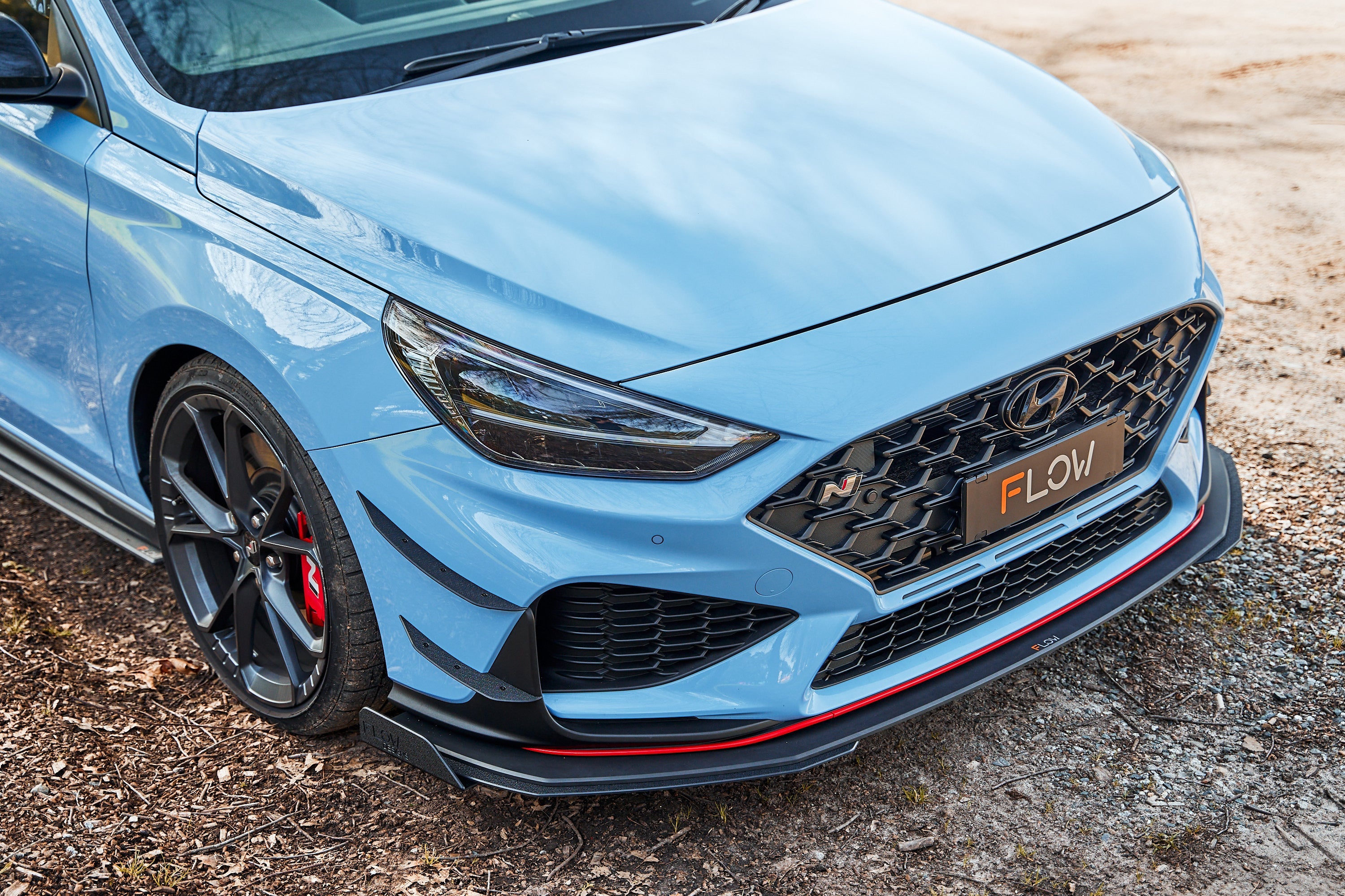 Flow Designs i30 N PD (FL) Front Bumper Canards - iilumolab