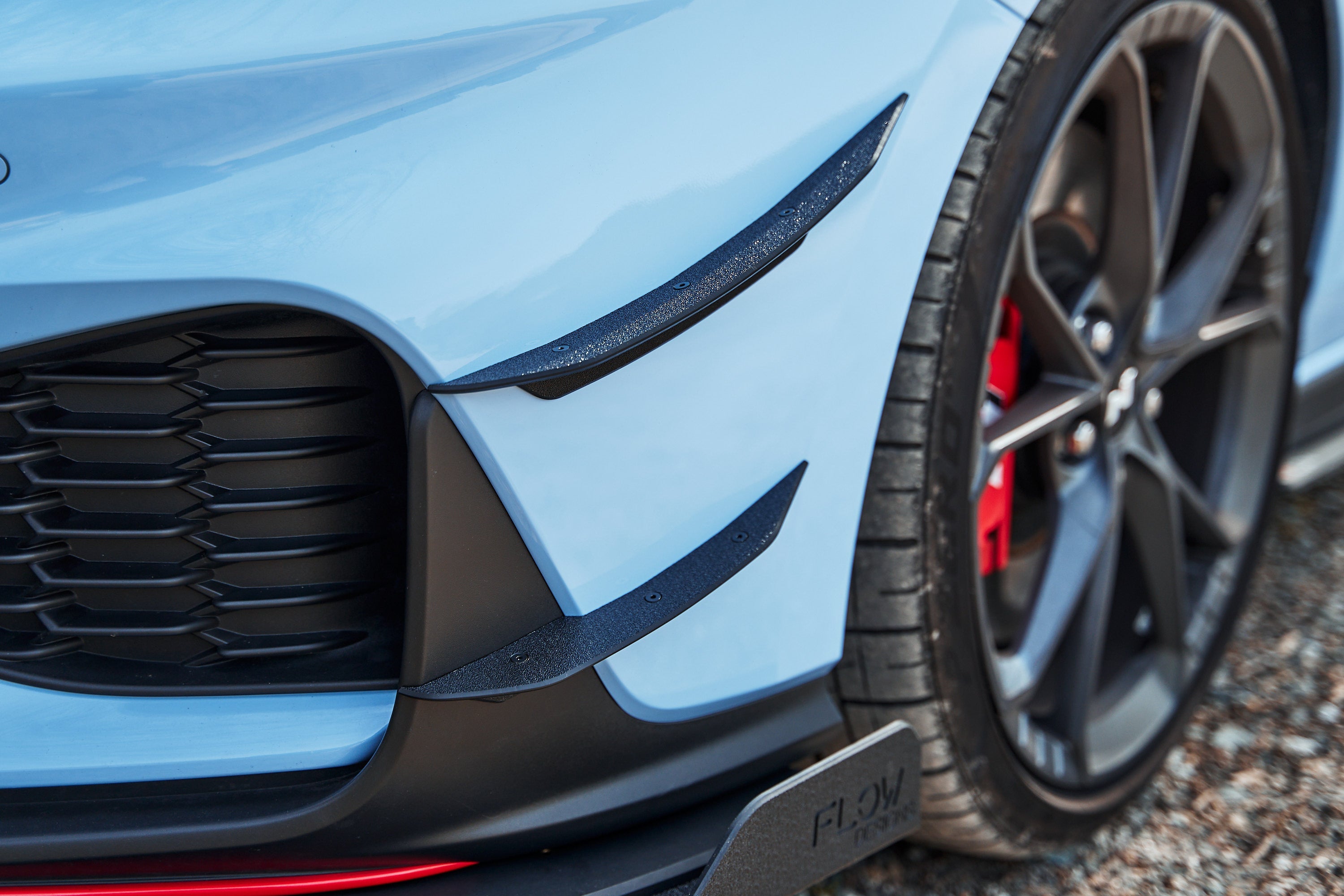 Flow Designs i30 N PD (FL) Front Bumper Canards - iilumolab