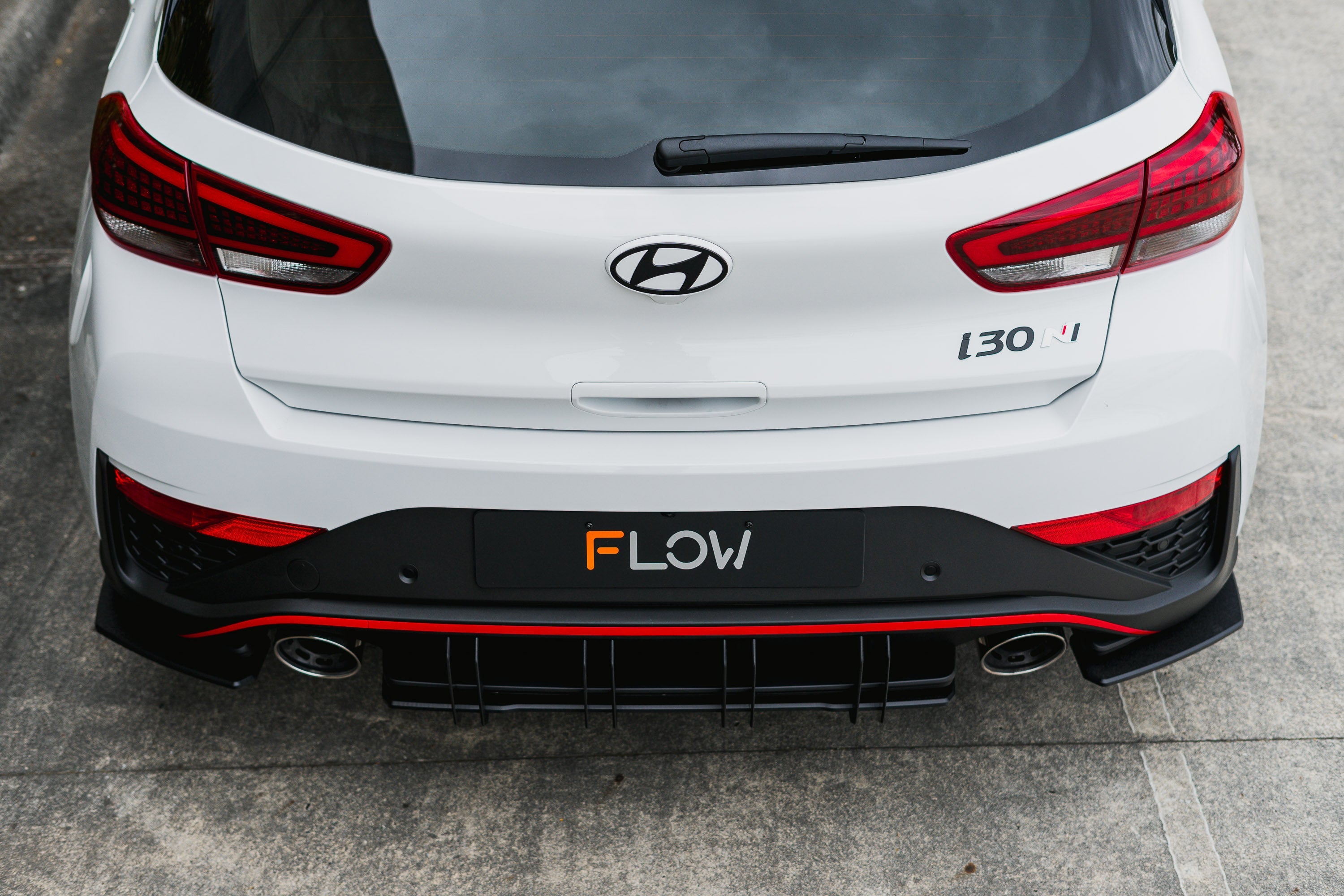 Flow Designs i30N Hatch PDE V6 FL2 2025+ Rear Spats (Pair) - iilumolab