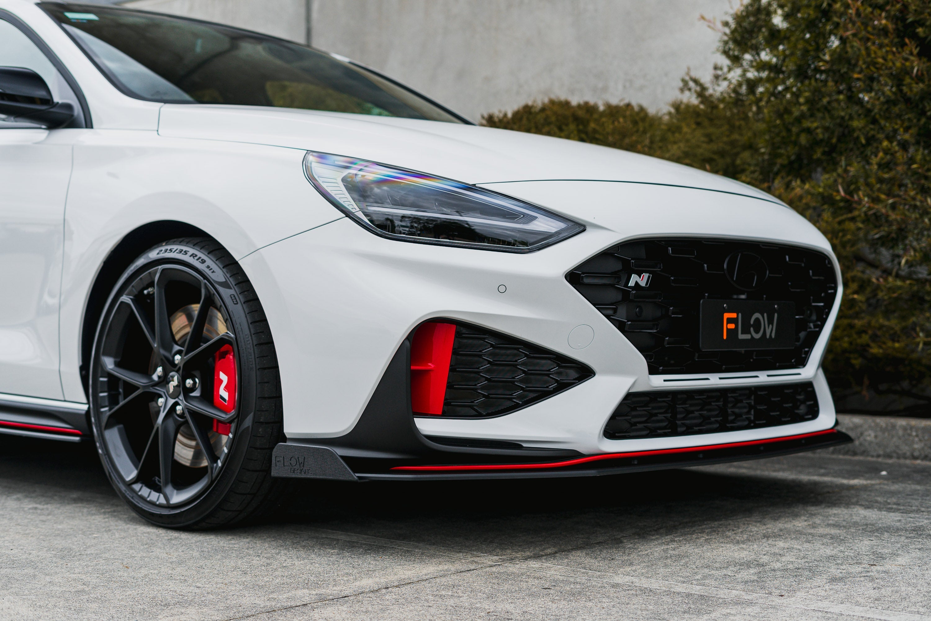 Flow Designs i30N Hatch PDE V6 FL2 2025+ Front Lip Splitter Winglets (Pair) - iilumolab