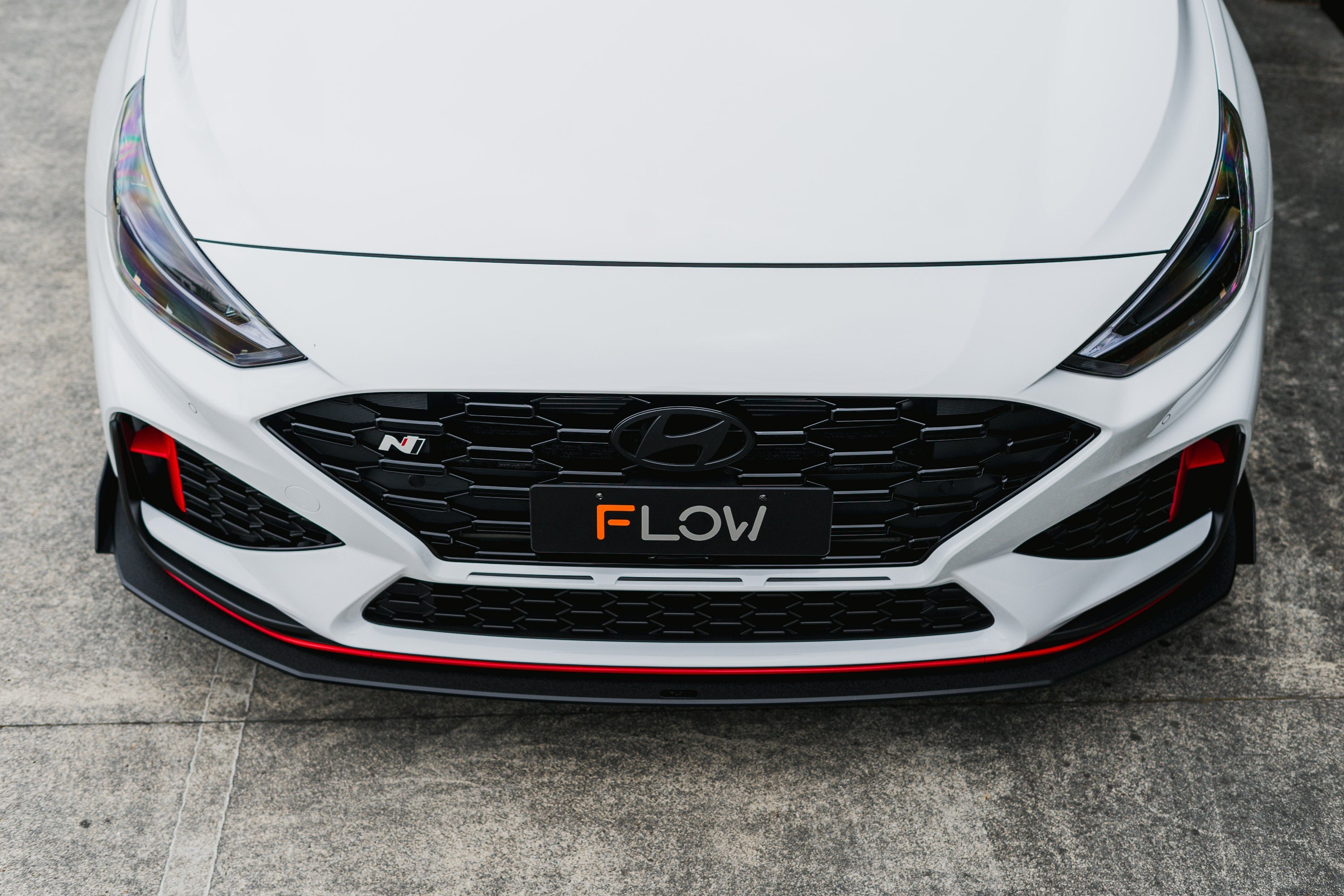 Flow Designs i30N Hatch PDE V6 FL2 2025+ Front Lip Splitter Winglets (Pair) - iilumolab