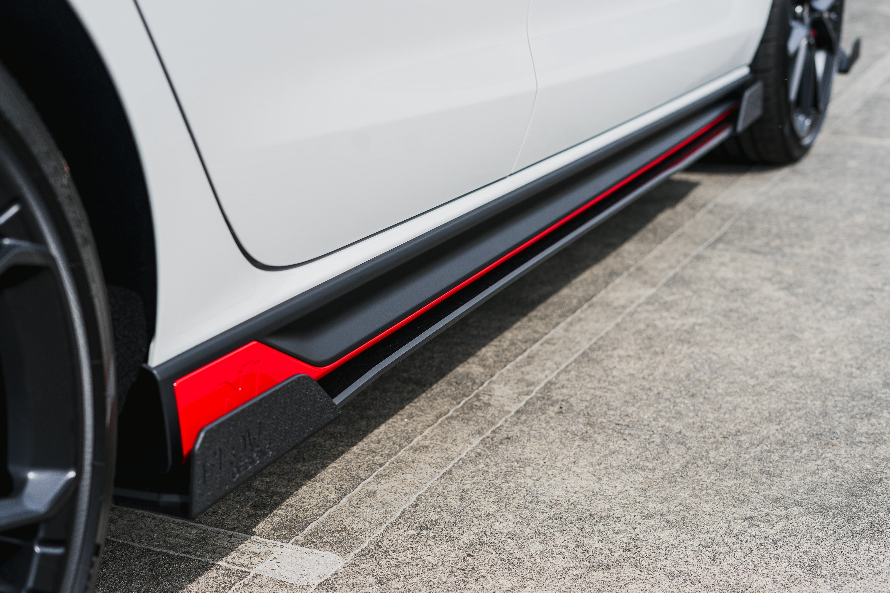 Flow Designs i30N Hatch PDE V6 FL2 2025+ Side Skirt Splitter Winglets (Pair) - iilumolab