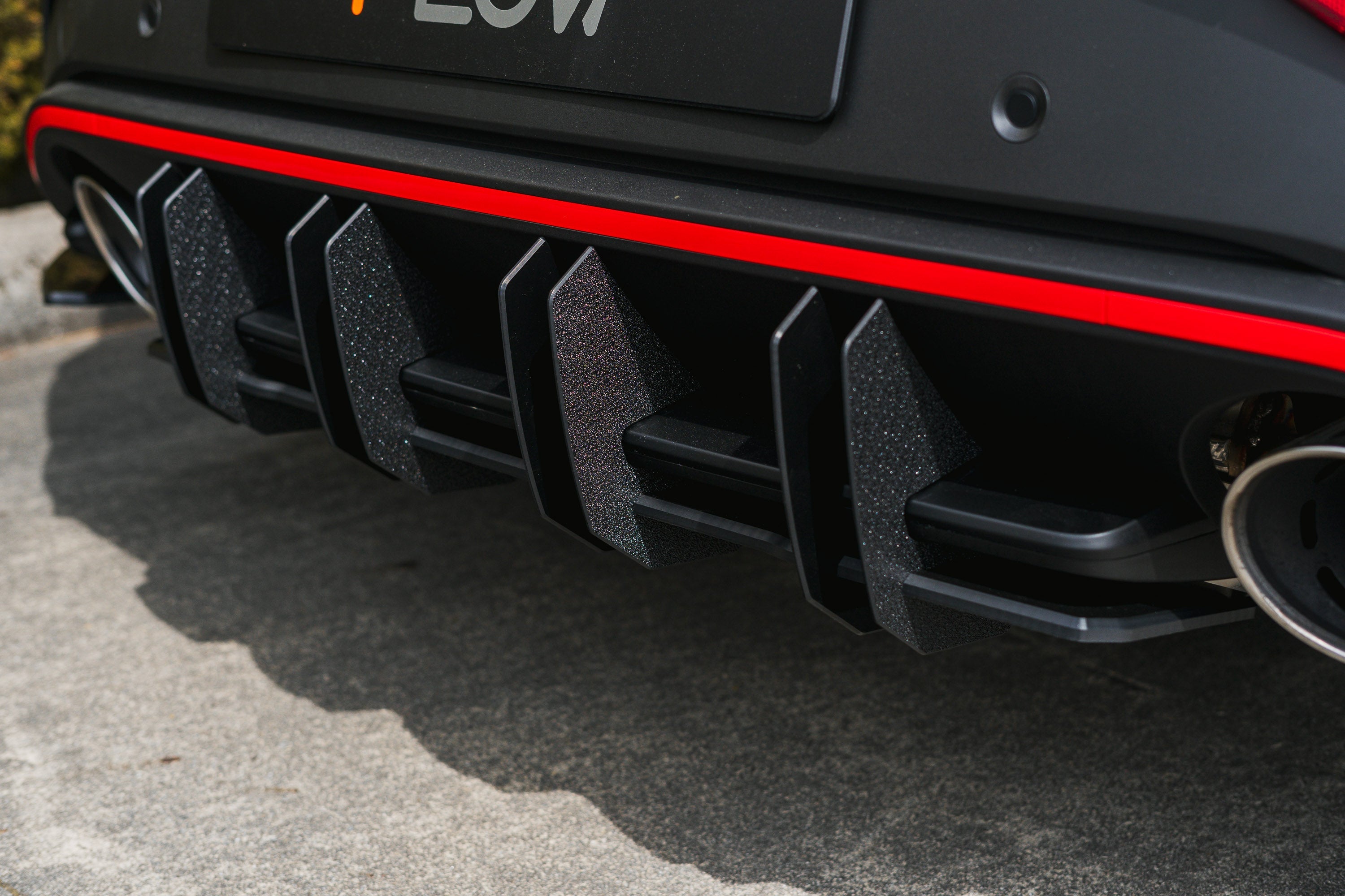 Flow Designs i30N Hatch PDE V6 FL2 2025+ Flow-Lock Rear Diffuser - iilumolab