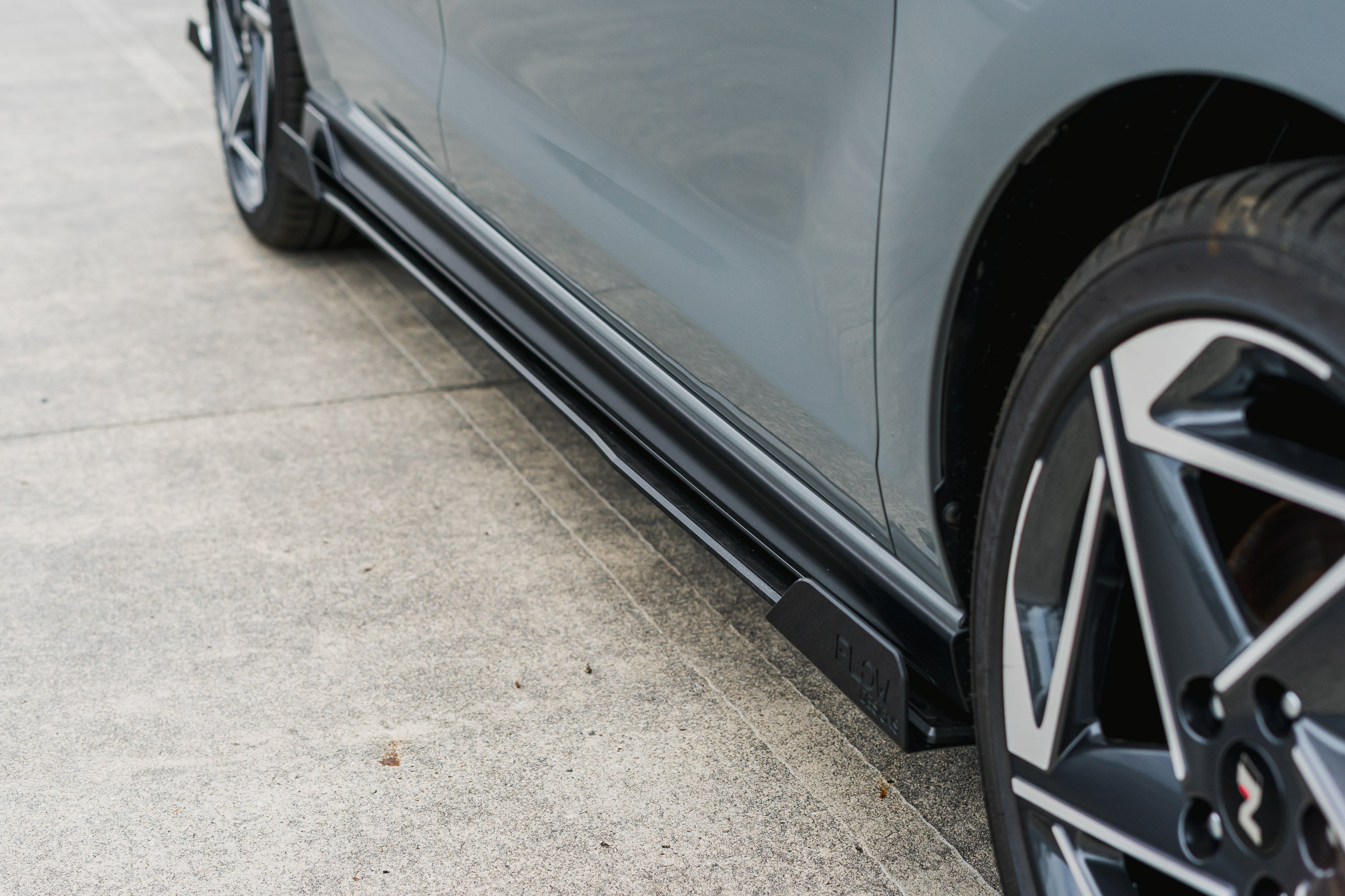 i30N-Line Hatch PDe.V6 FL 2024+ Side Skirt Splitter Winglets (Pair)